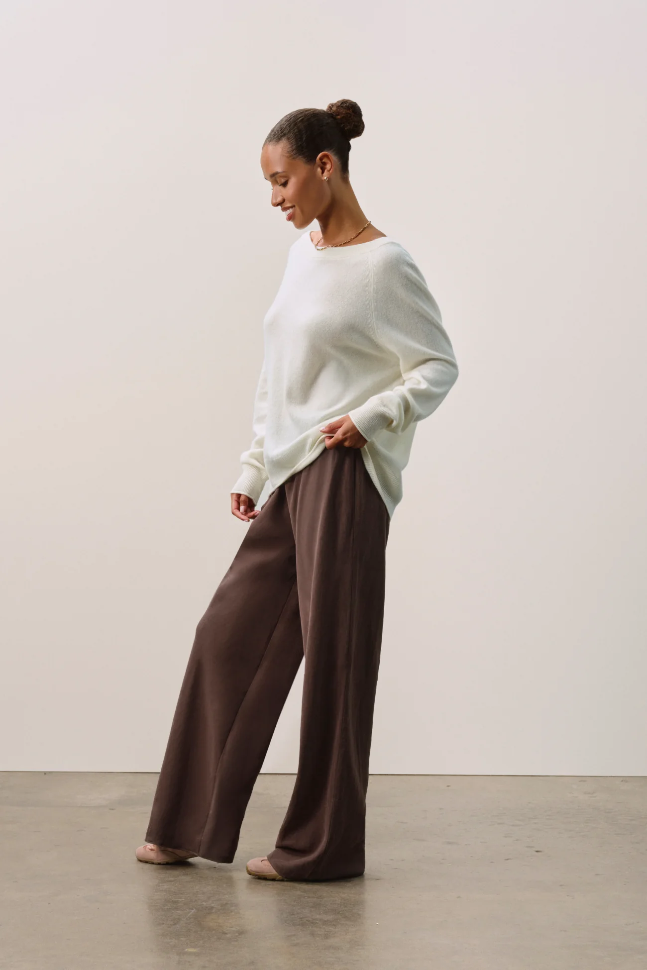 AZALEA CASHMERE BOATNECK SWEATER - Image 3