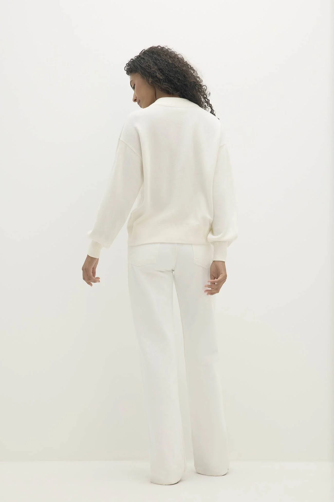 BIANKA COTTON CASHMERE CREWNECK PULLOVER - Image 15