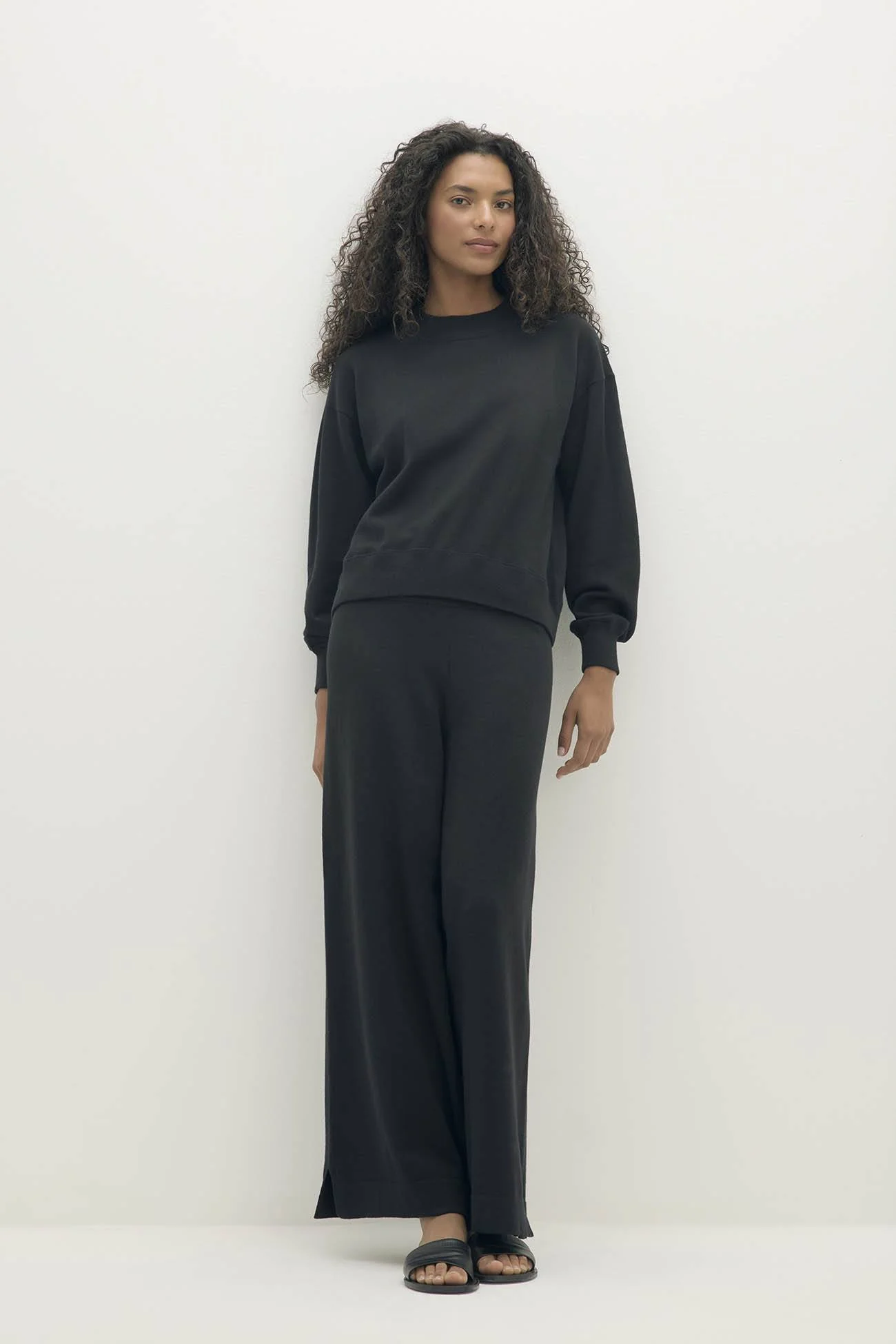 BIANKA COTTON CASHMERE CREWNECK PULLOVER - Image 7