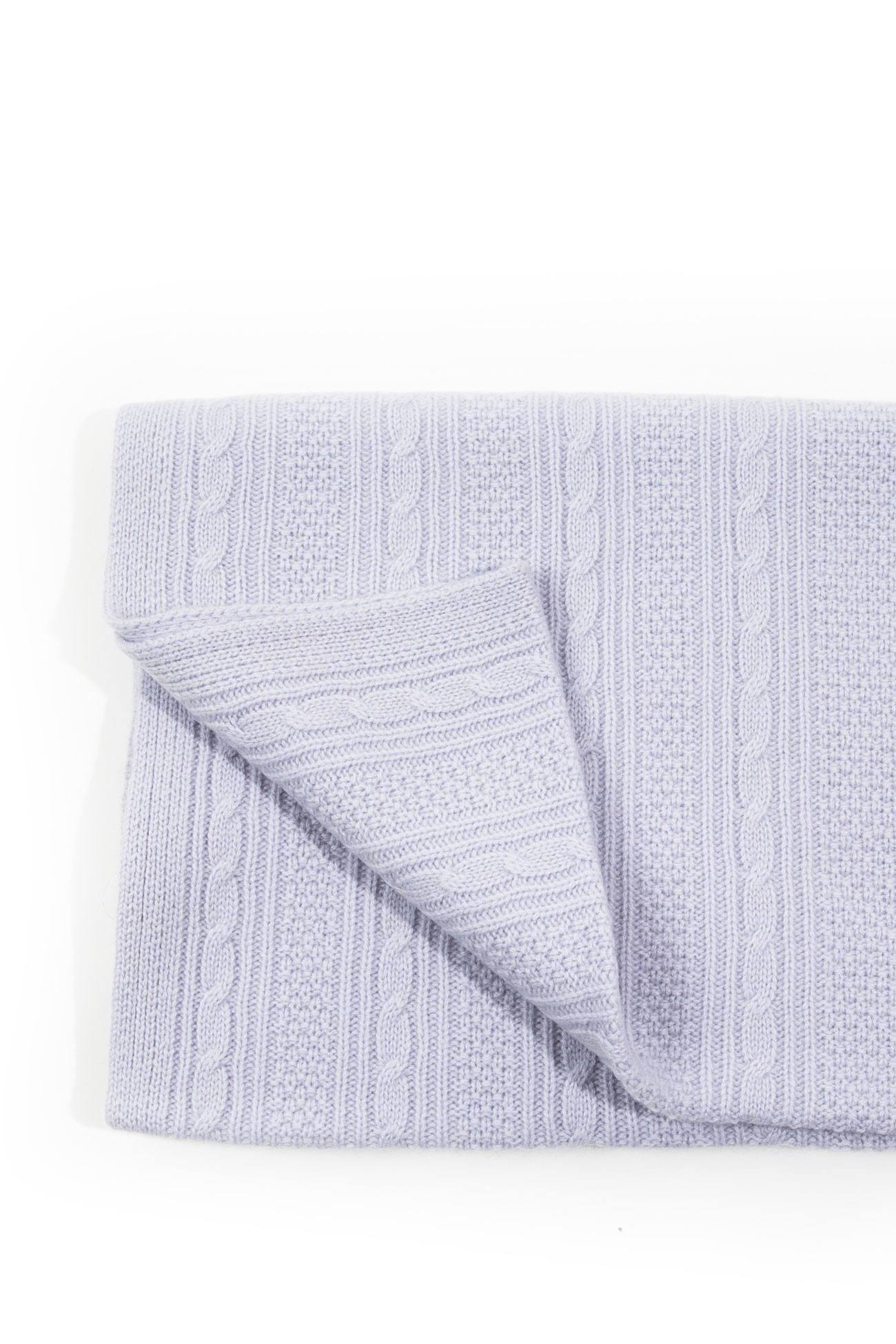 CABLE CASHMERE BABY BLANKET - Image 11