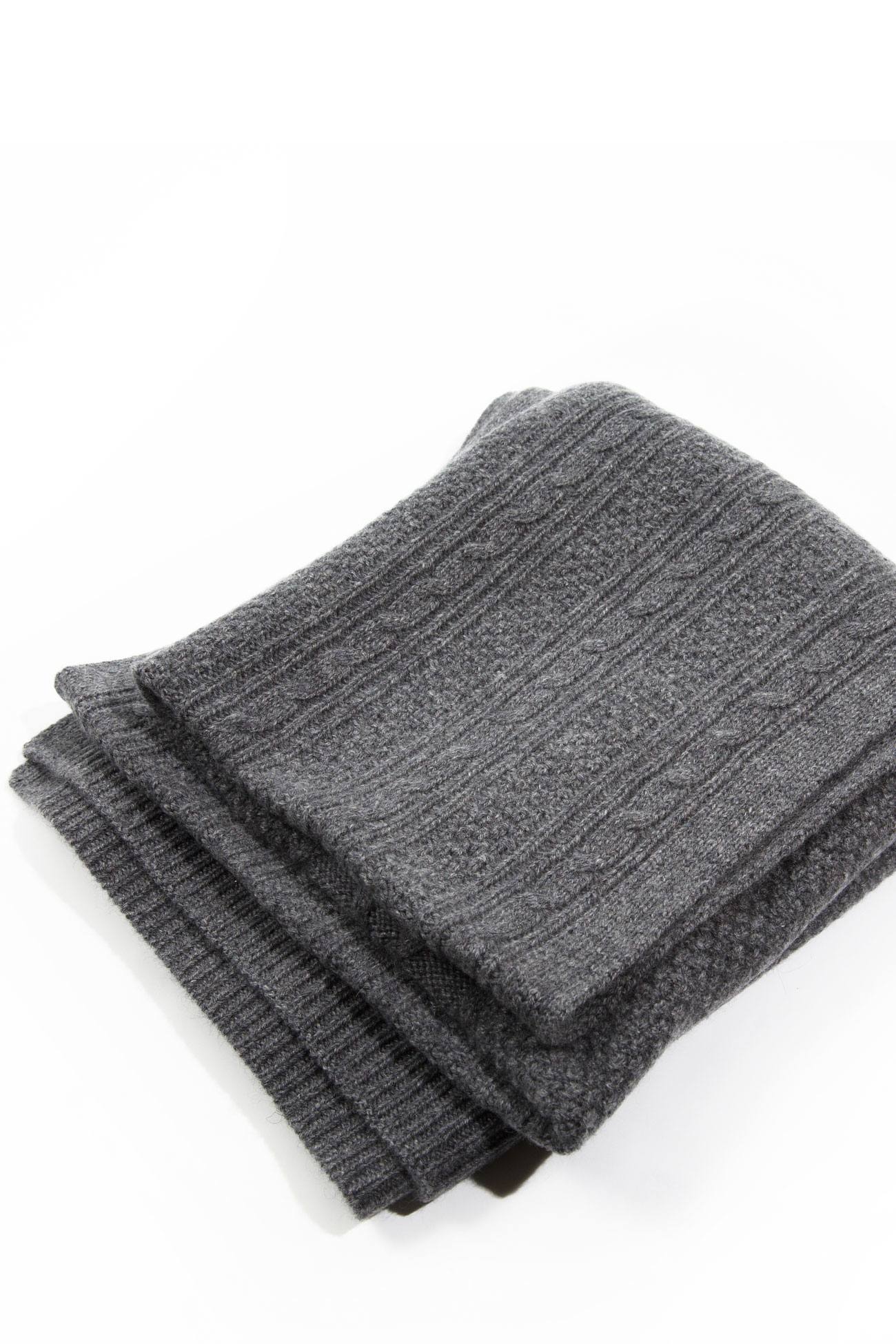 CABLE CASHMERE BABY BLANKET - Image 14