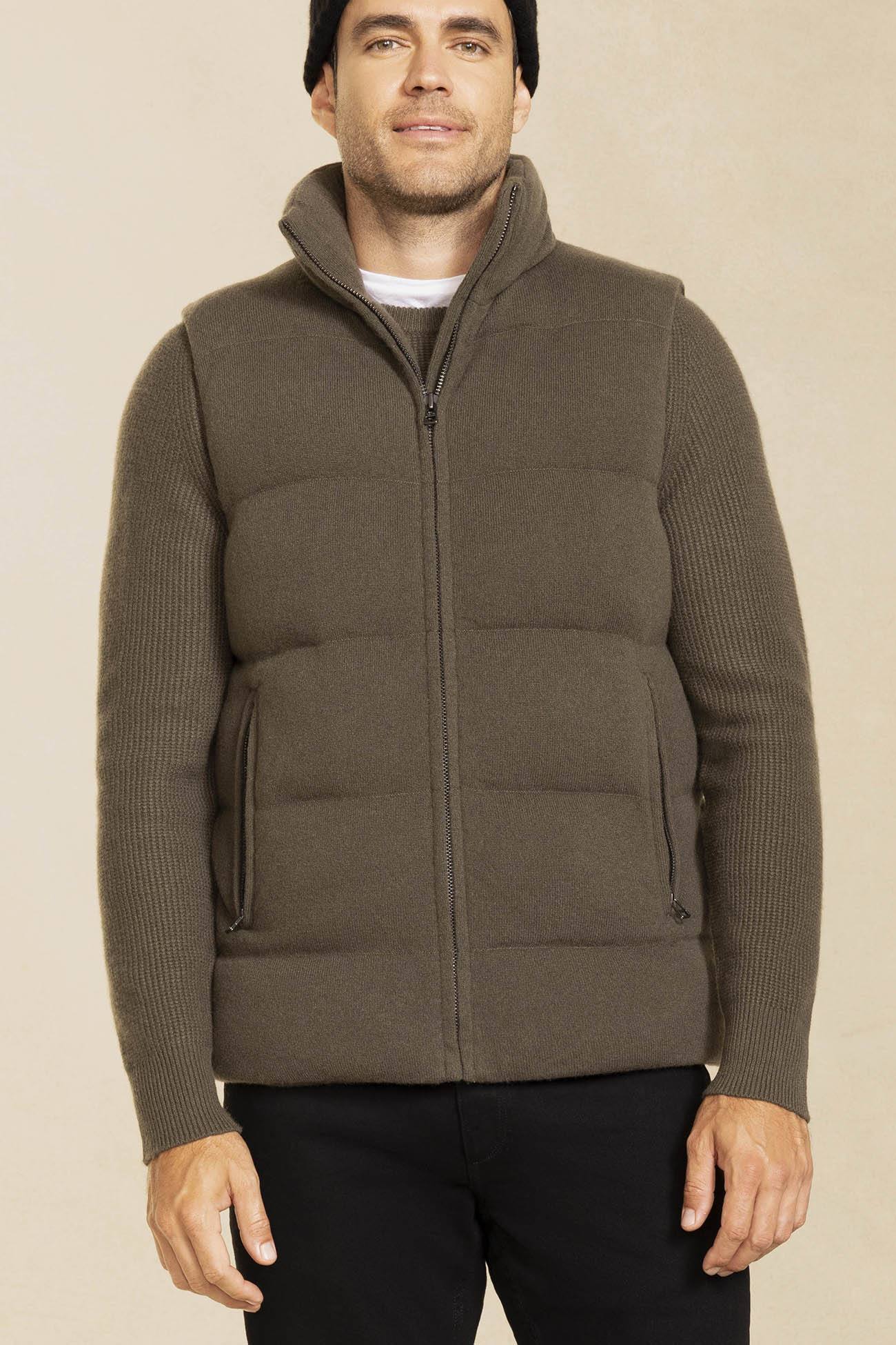 CODY CASHMERE PUFFER VEST - Image 12