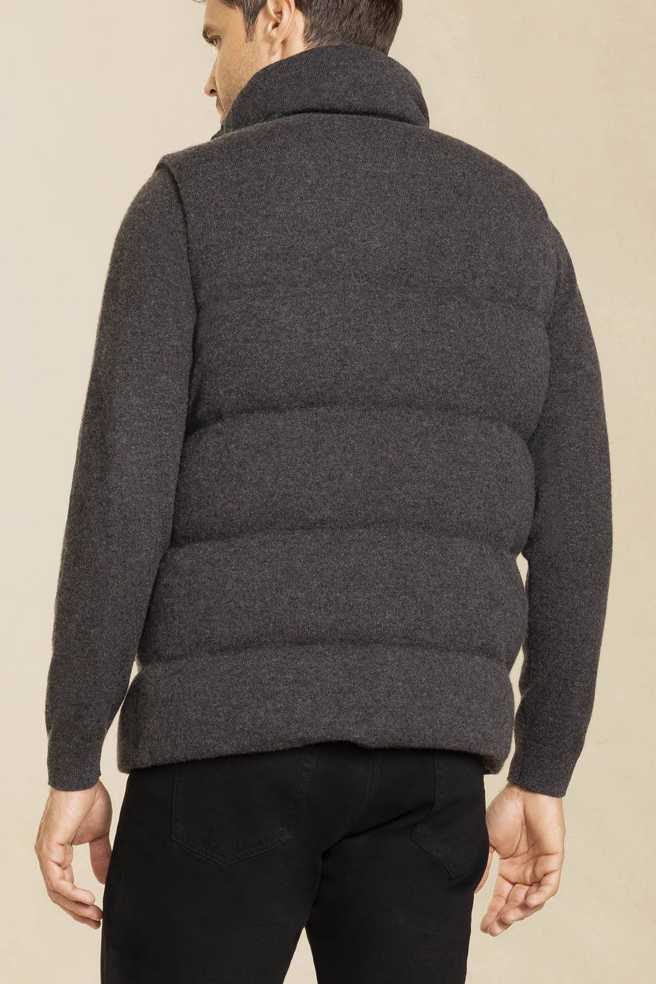 CODY CASHMERE PUFFER VEST - Image 3