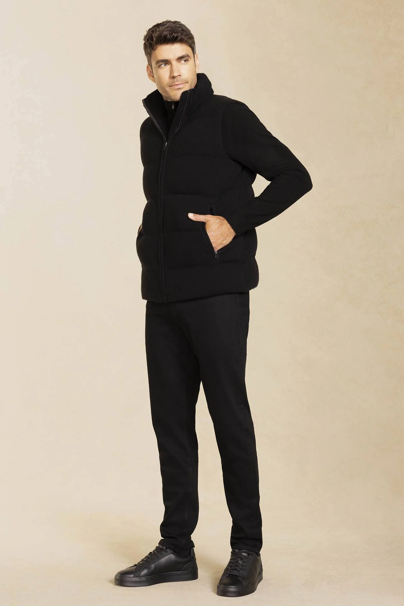 CODY CASHMERE PUFFER VEST - Image 6