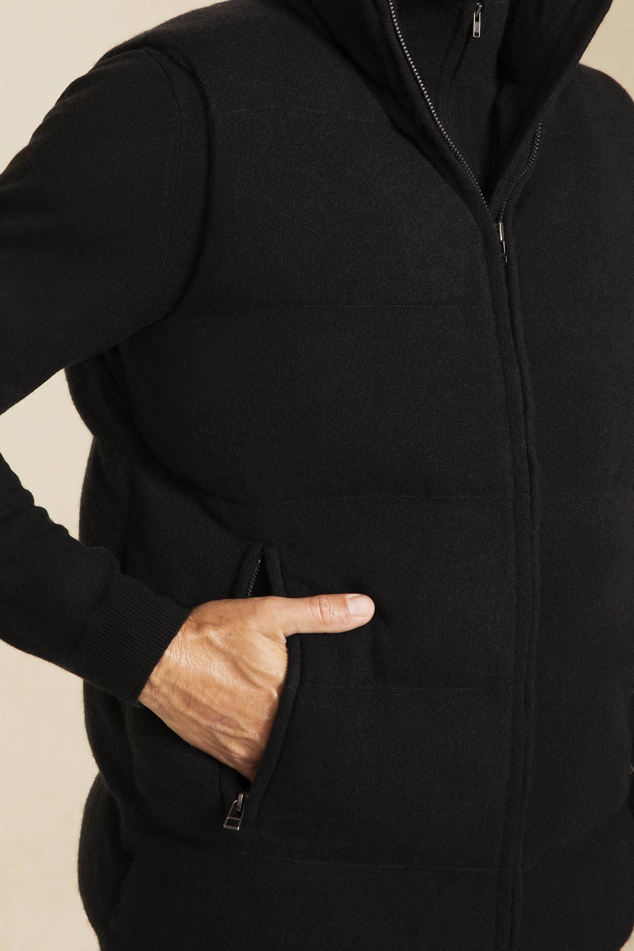 CODY CASHMERE PUFFER VEST - Image 9