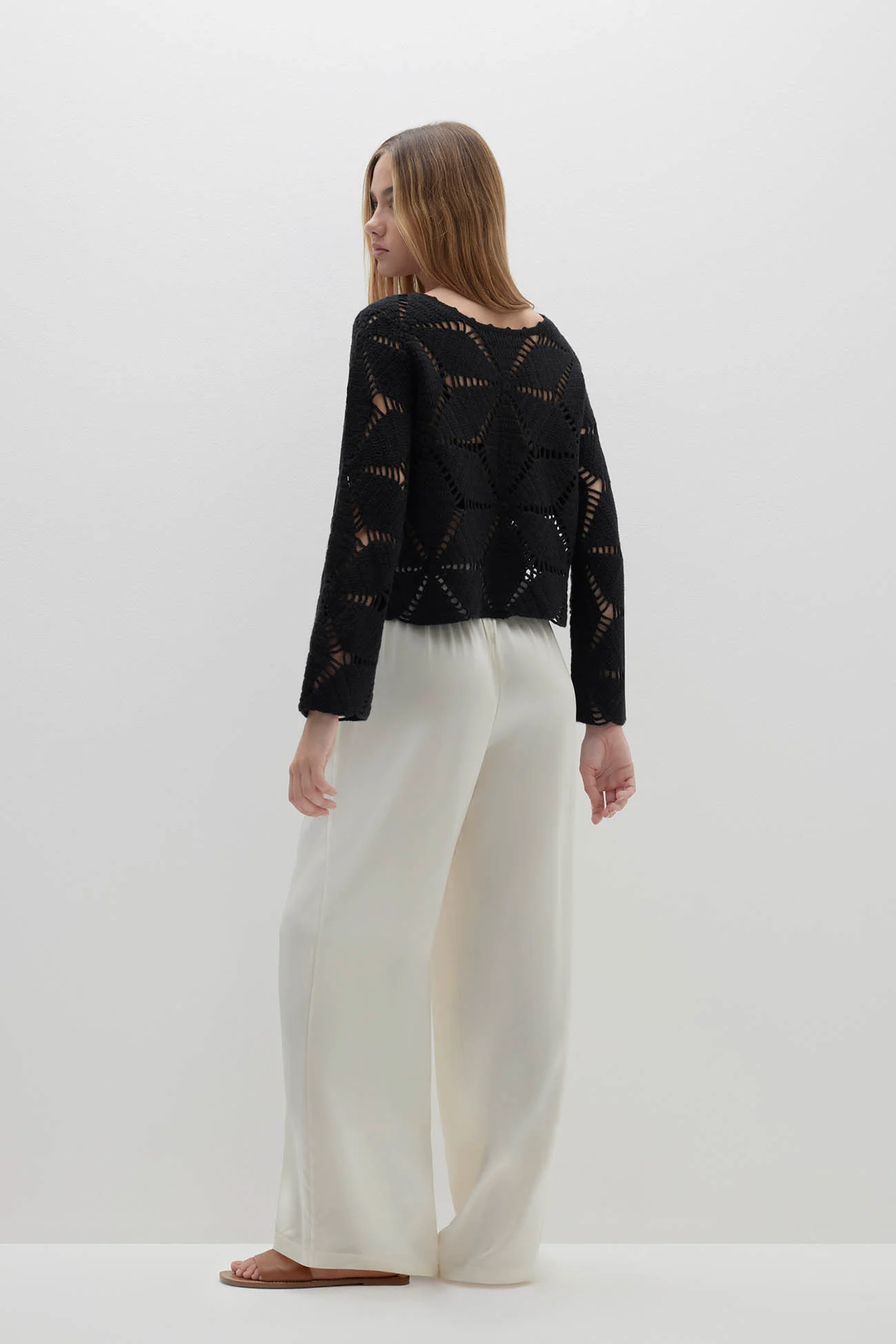 ESTELLE CROCHET CARDIGAN - Image 3