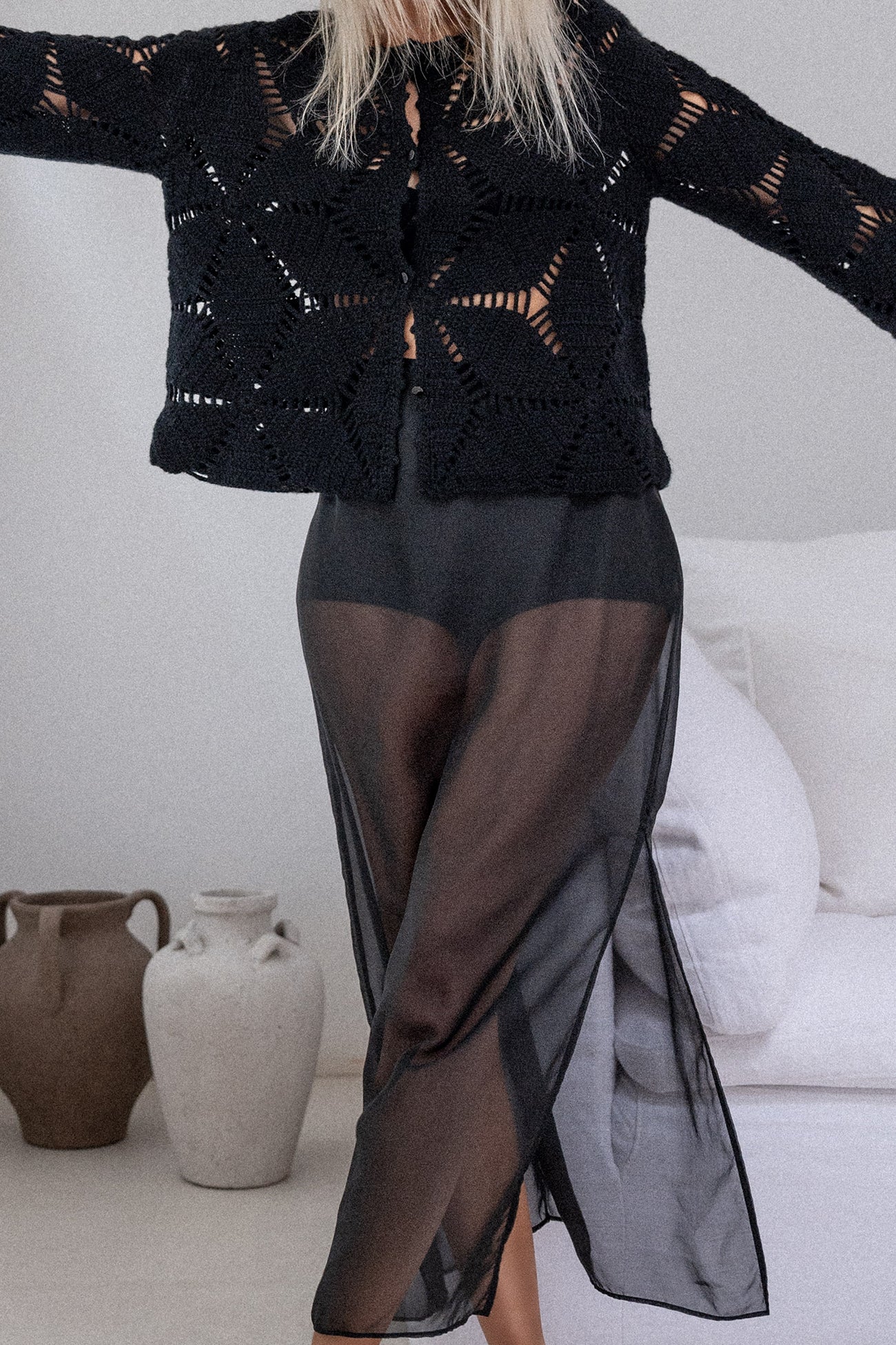 ESTELLE CROCHET CARDIGAN - Image 7