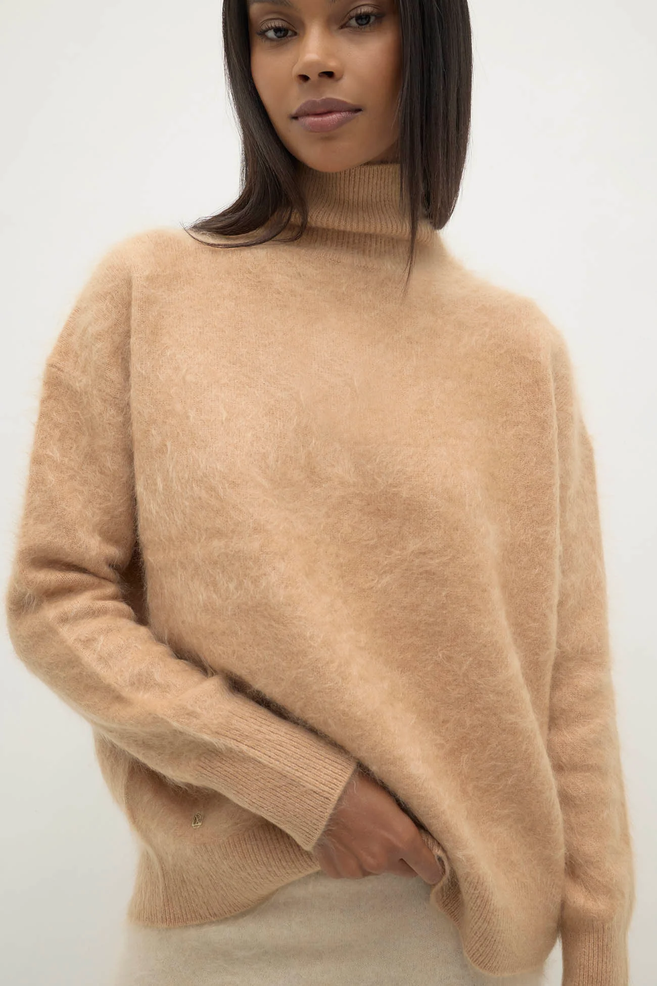 ETHEL BRUSHED CASHMERE TURTLENECK SWEATER - Image 18