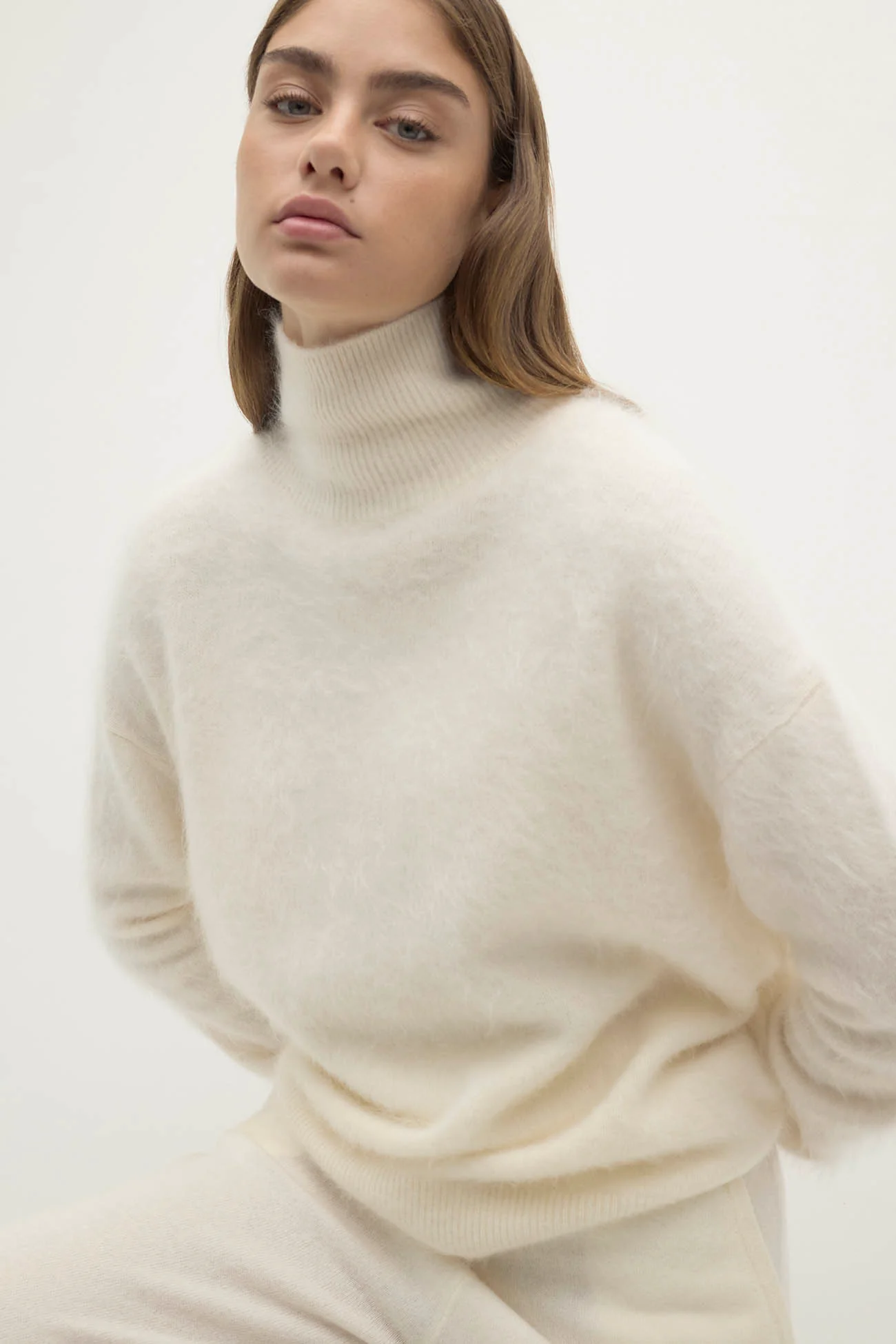 ETHEL BRUSHED CASHMERE TURTLENECK SWEATER - Image 25