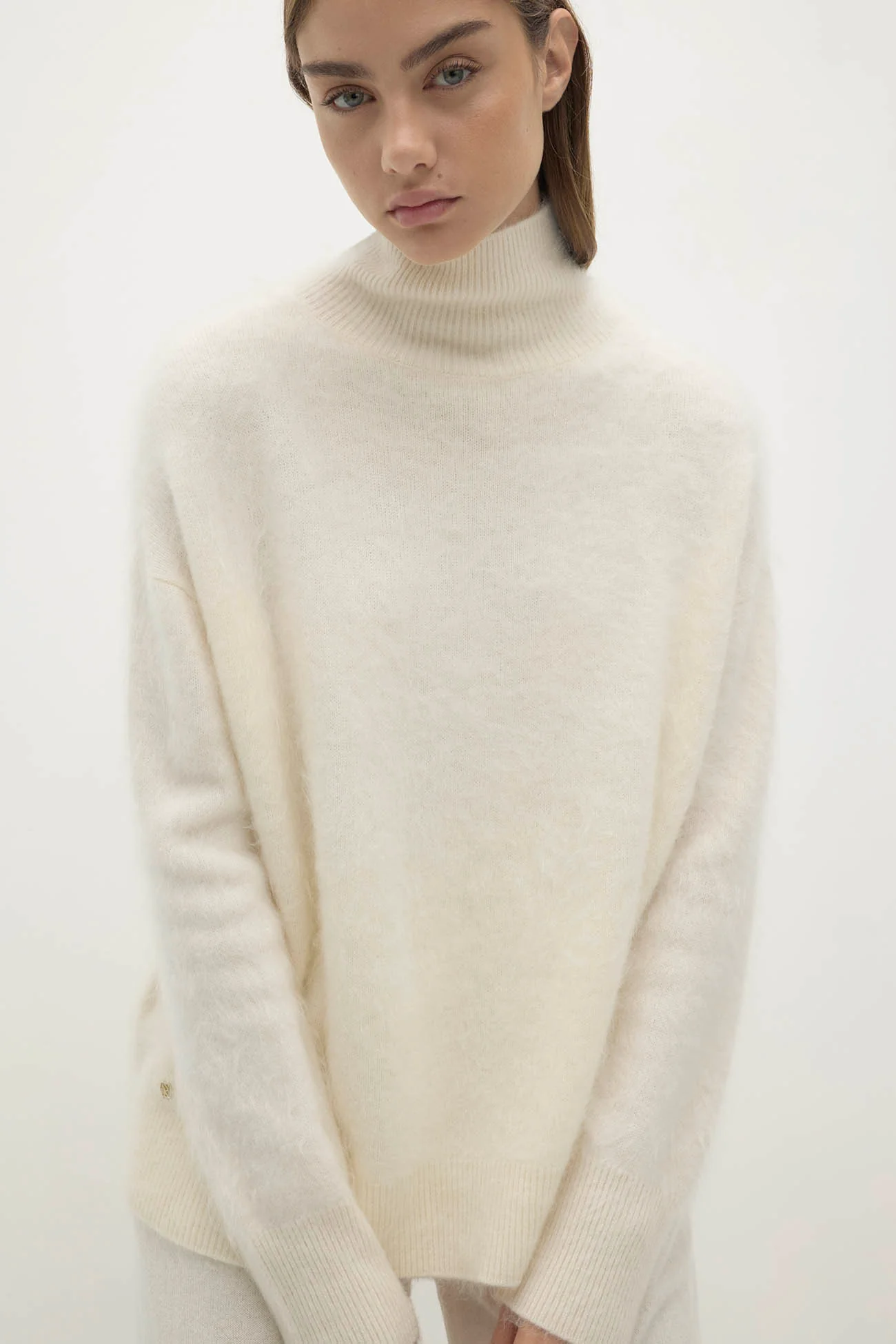 ETHEL BRUSHED CASHMERE TURTLENECK SWEATER - Image 26