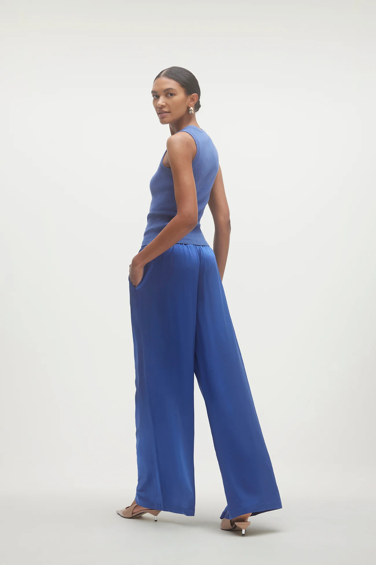 EVAN SILK WIDE LEG PANT | 33" INSEAM - Image 25