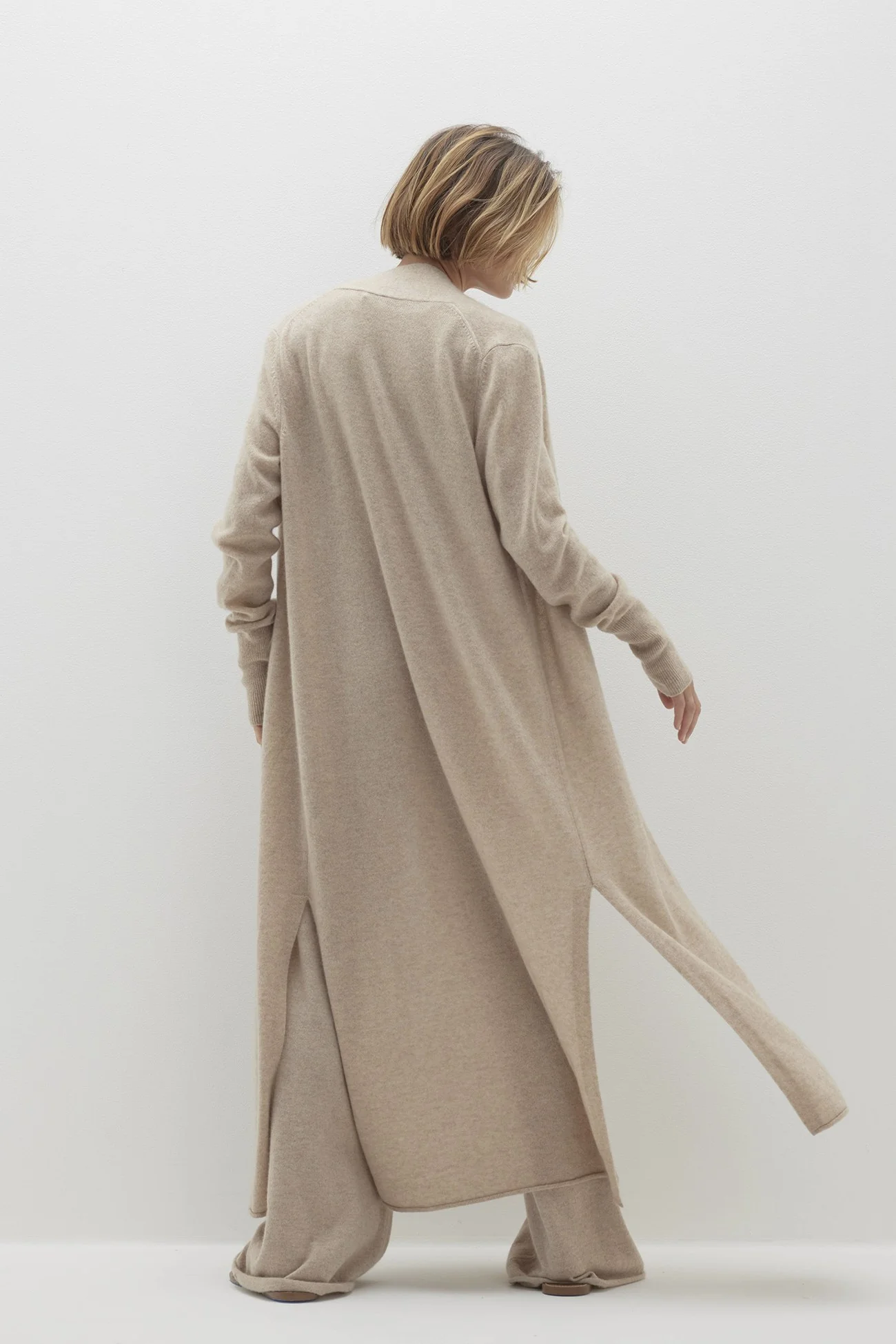 FAYE LONGLINE CASHMERE CARDIGAN - Image 10