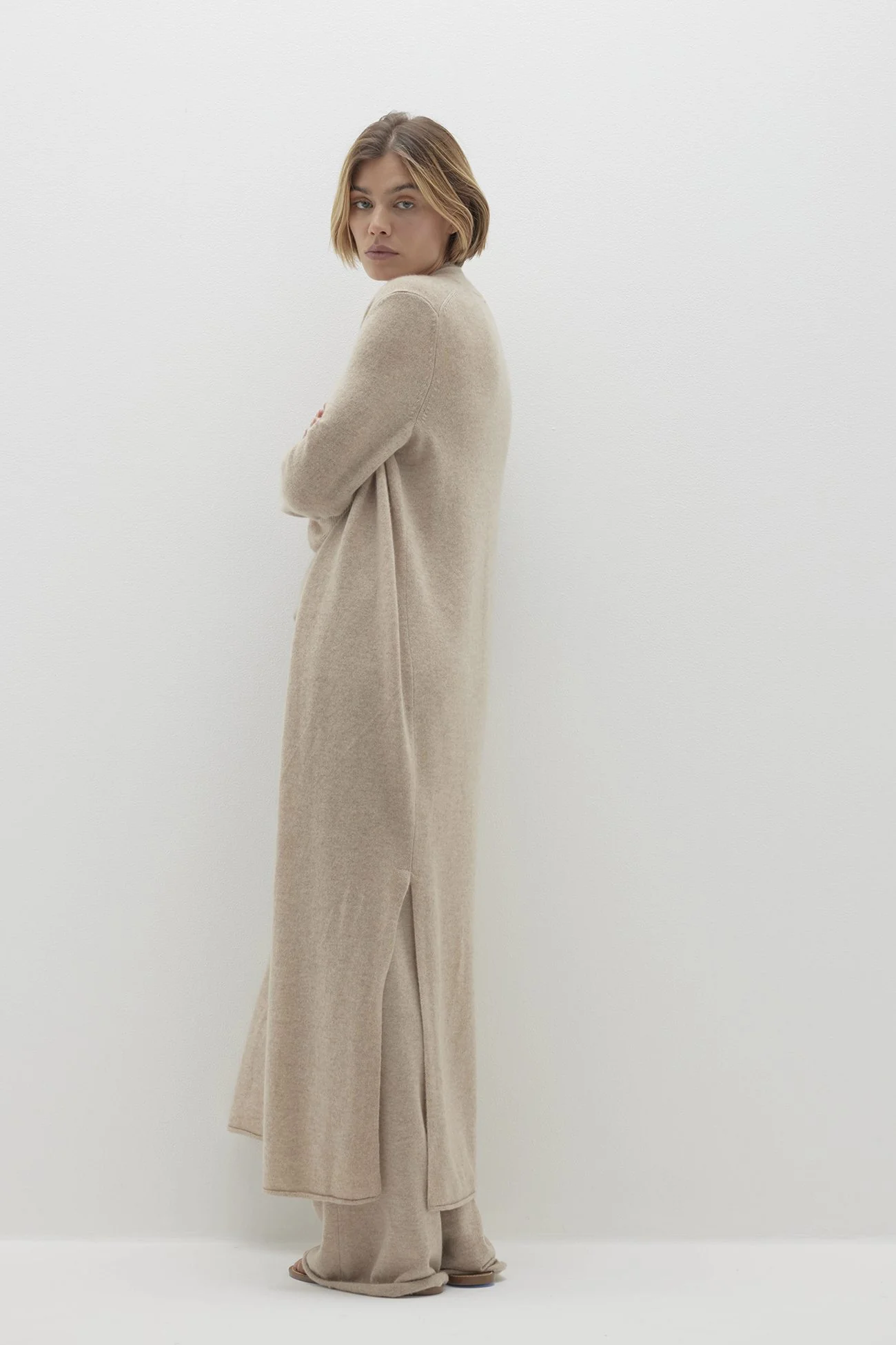 FAYE LONGLINE CASHMERE CARDIGAN - Image 11