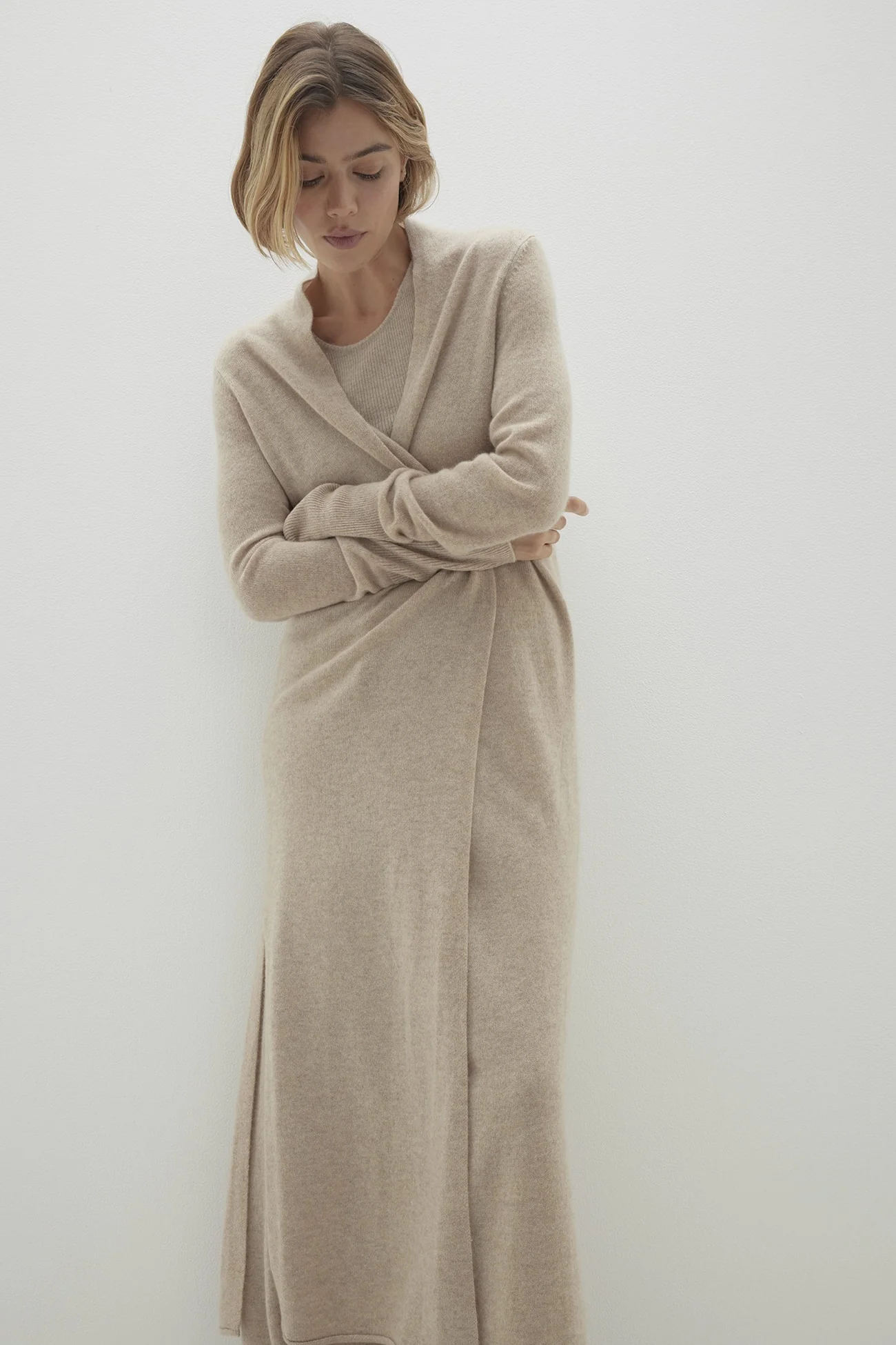 FAYE LONGLINE CASHMERE CARDIGAN - Image 12