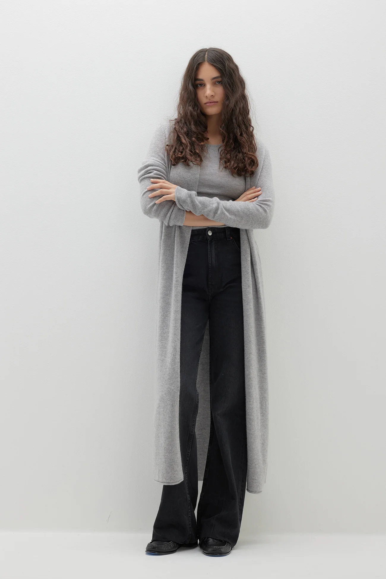 FAYE LONGLINE CASHMERE CARDIGAN - Image 17