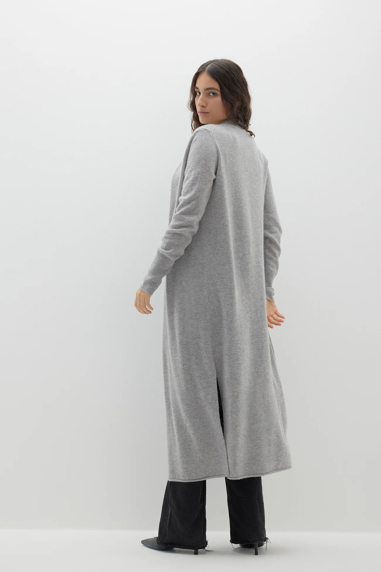 FAYE LONGLINE CASHMERE CARDIGAN - Image 18