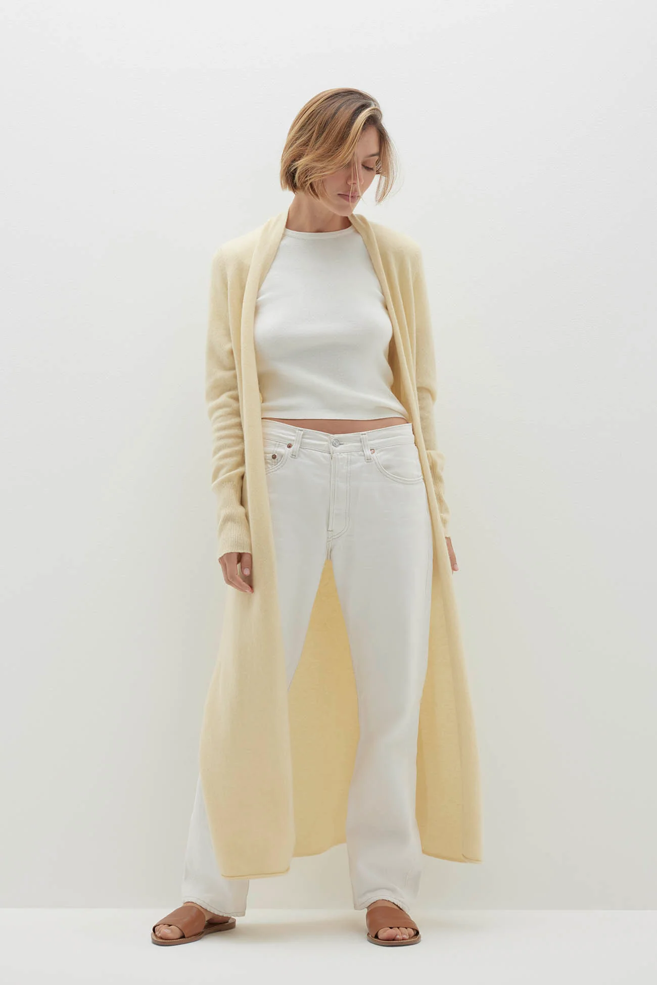 FAYE LONGLINE CASHMERE CARDIGAN - Image 20