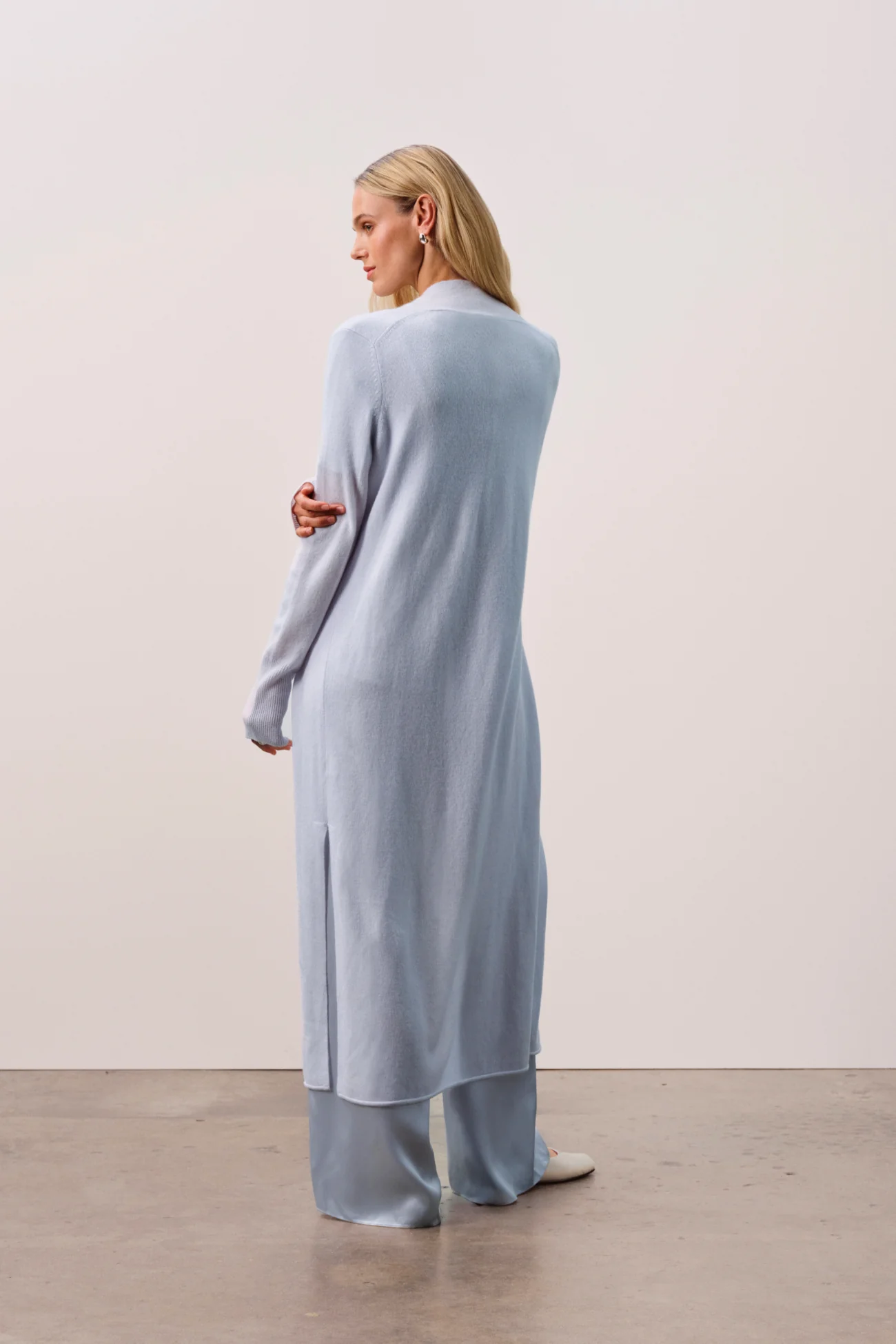 FAYE LONGLINE CASHMERE CARDIGAN - Image 29