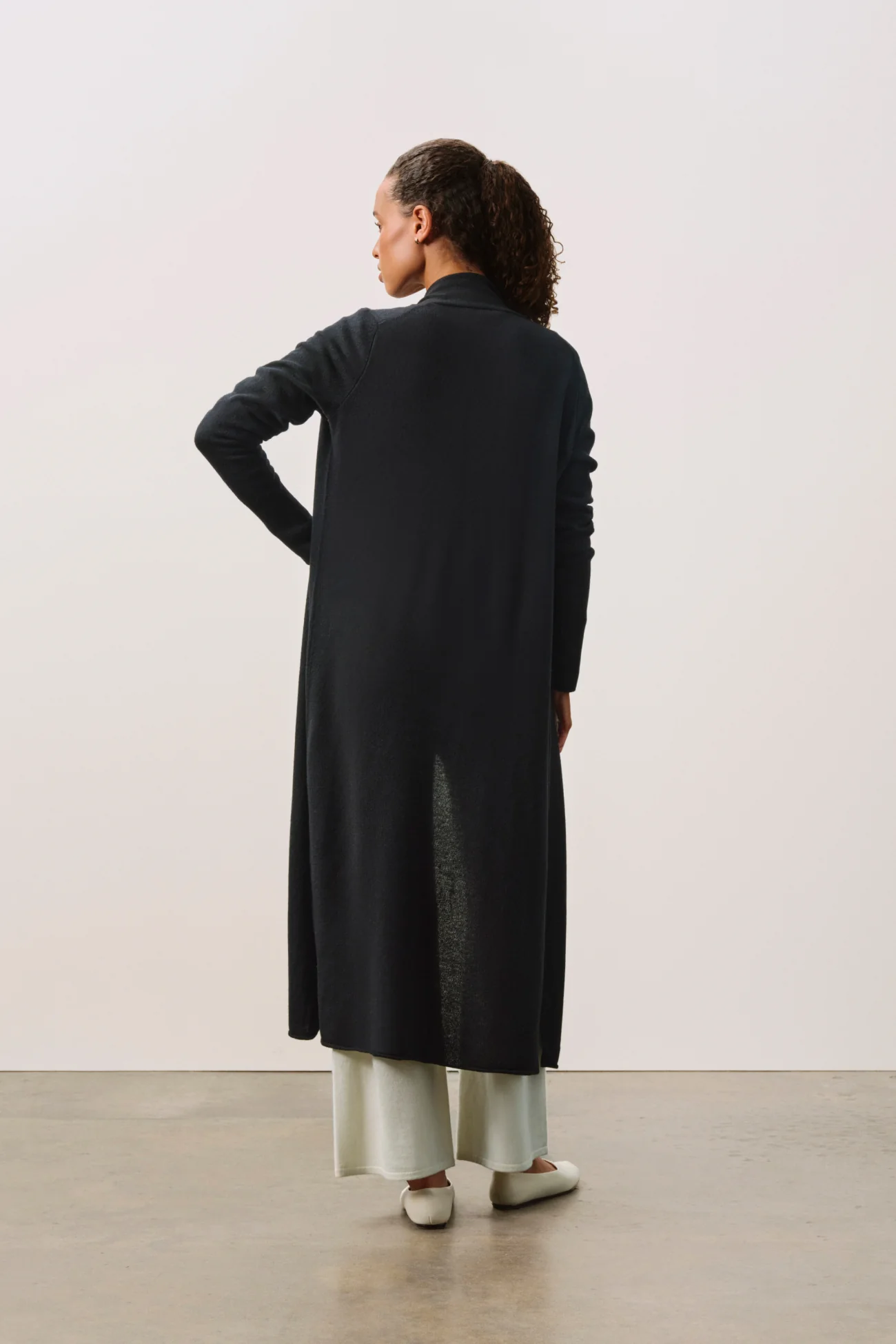 FAYE LONGLINE CASHMERE CARDIGAN - Image 3
