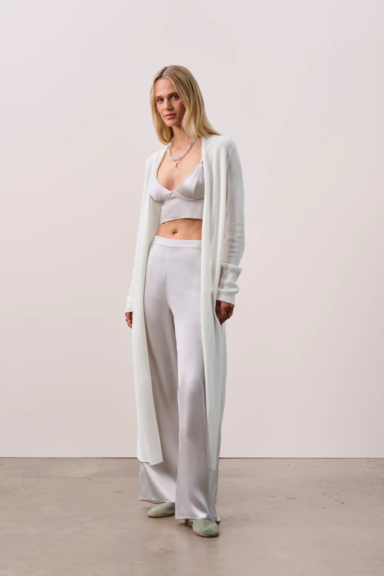 FAYE LONGLINE CASHMERE CARDIGAN - Image 34