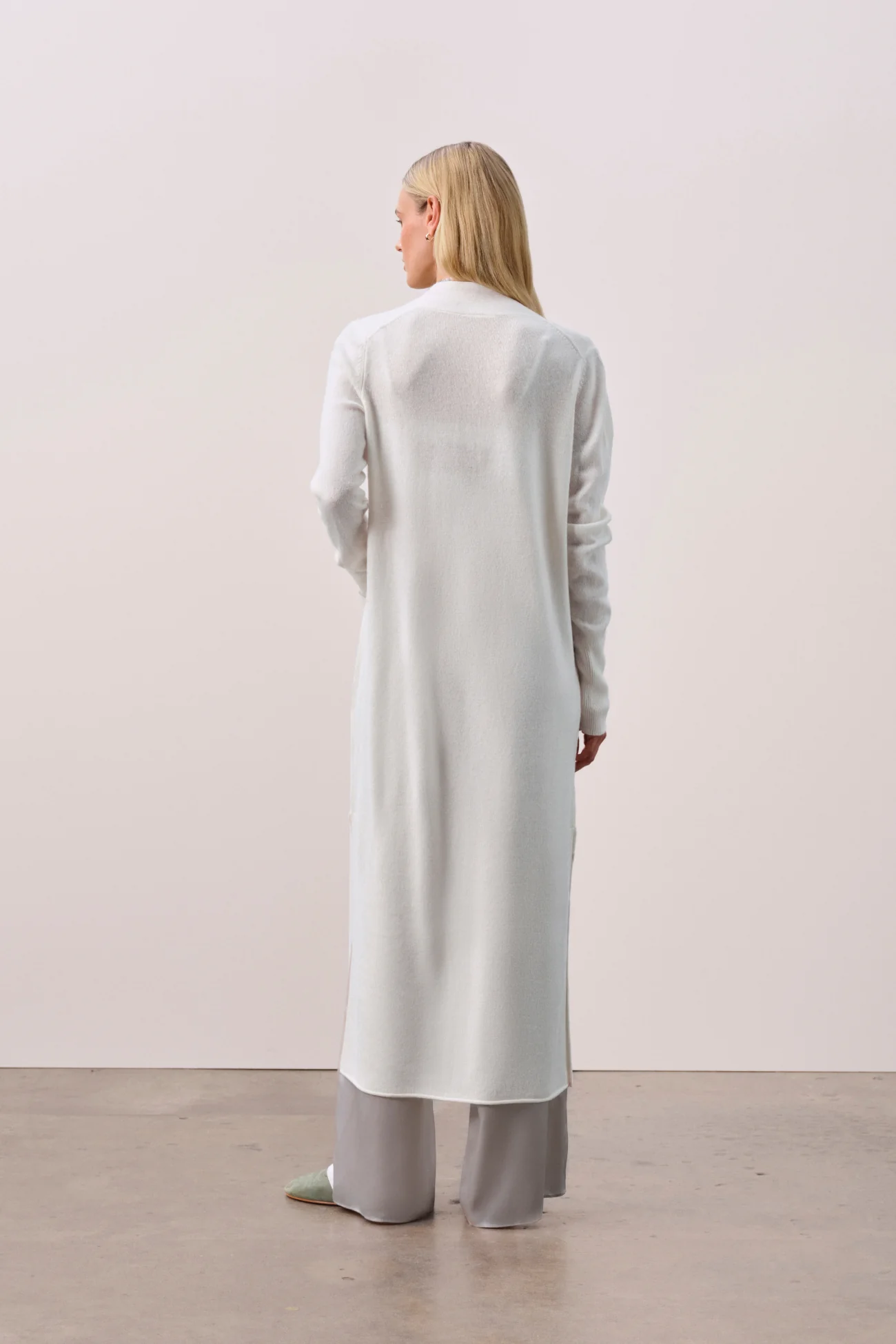 FAYE LONGLINE CASHMERE CARDIGAN - Image 36