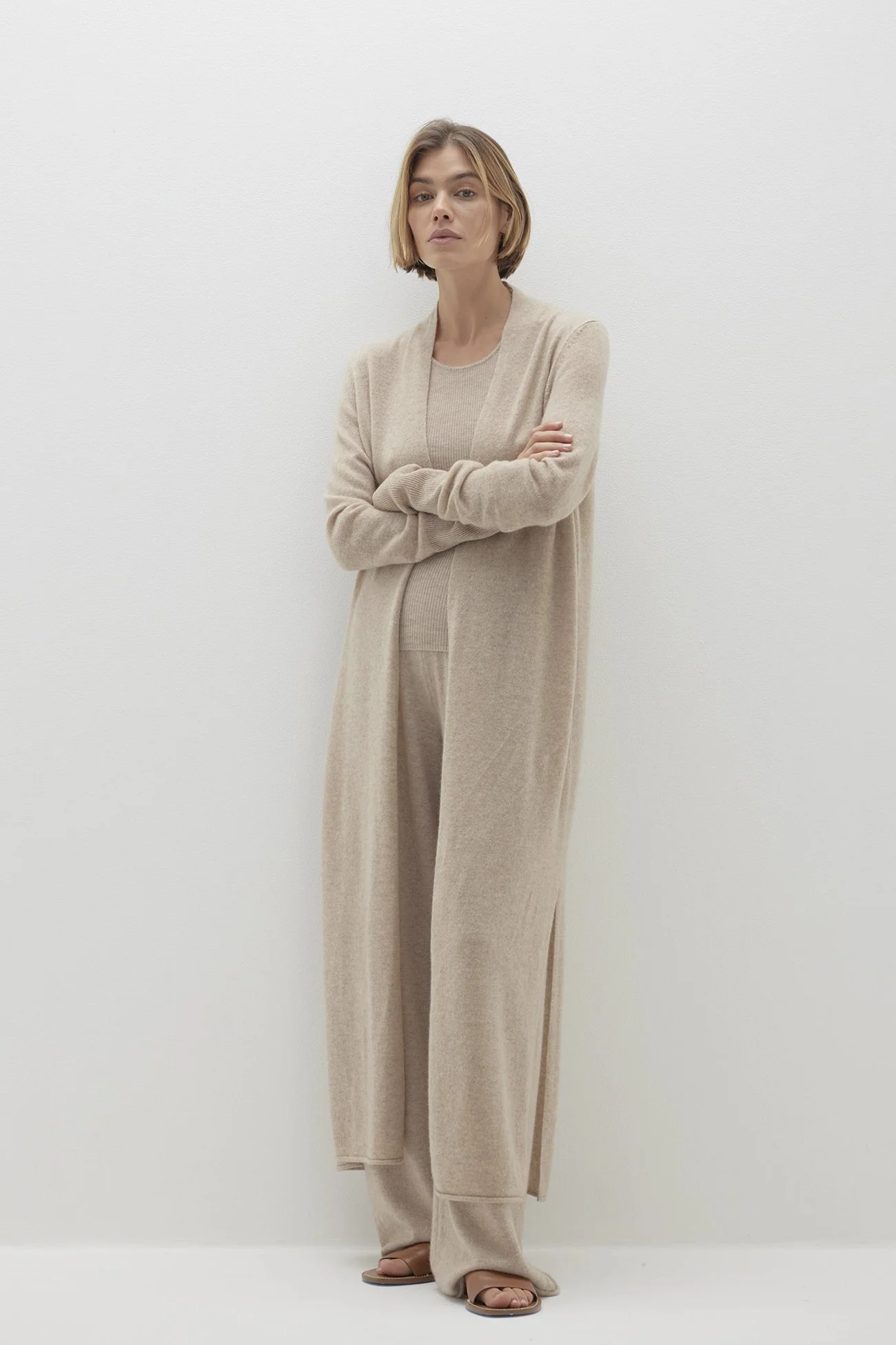 FAYE LONGLINE CASHMERE CARDIGAN - Image 8