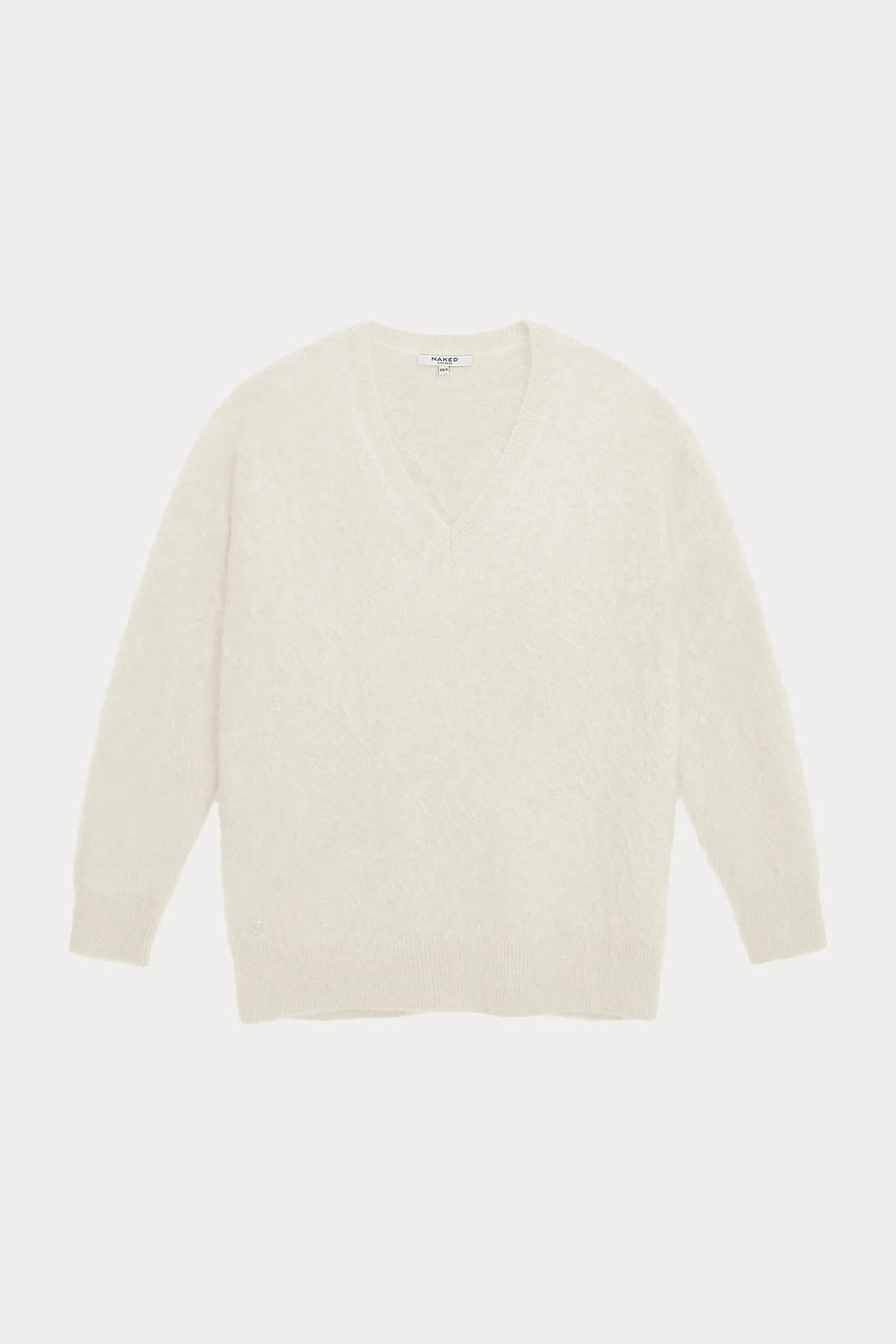 GLADYS BRUSHED CASHMERE V-NECK SWEATER - Image 16
