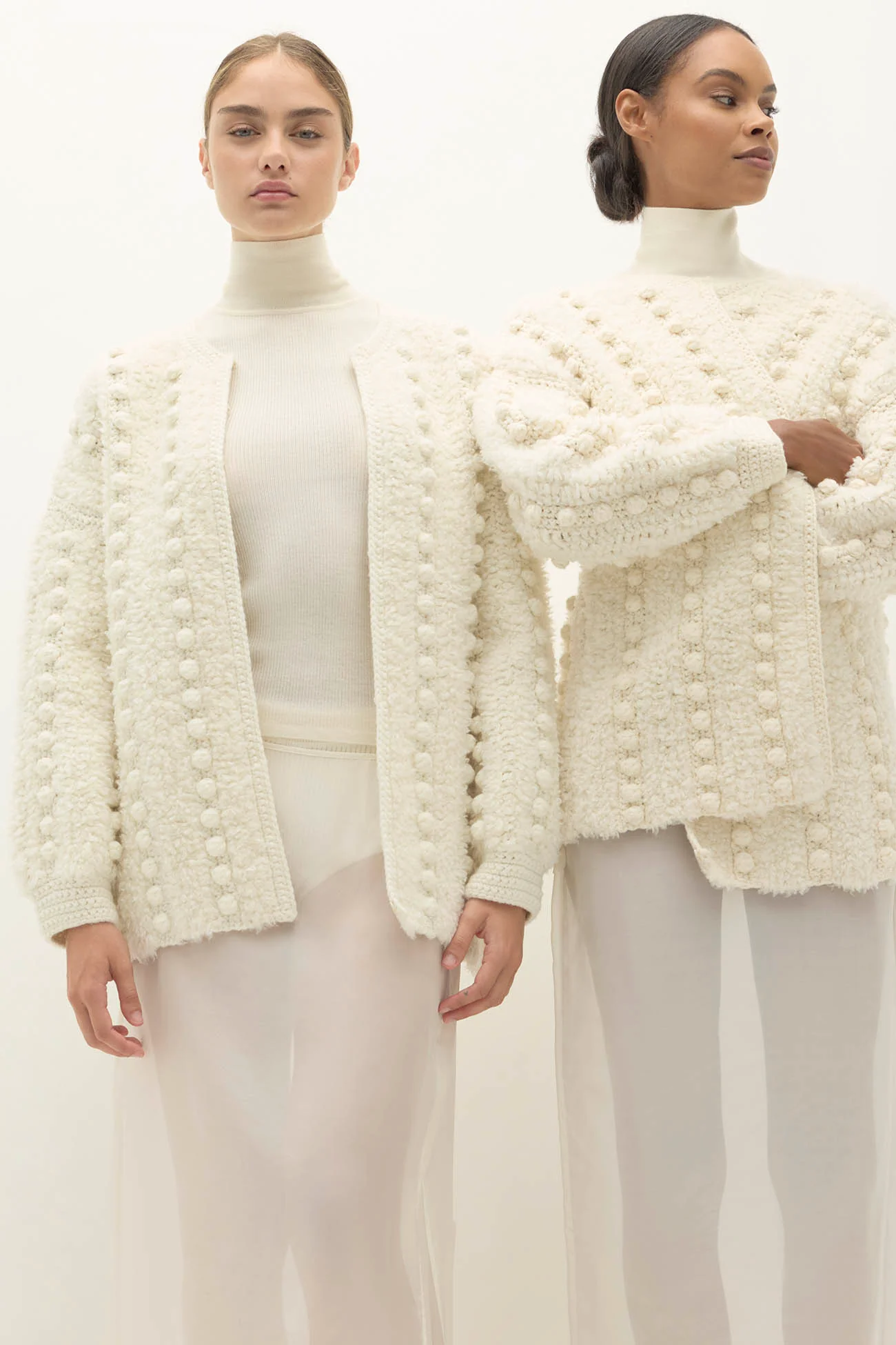 ISA HAND KNIT BUBBLE CARDIGAN - Image 5