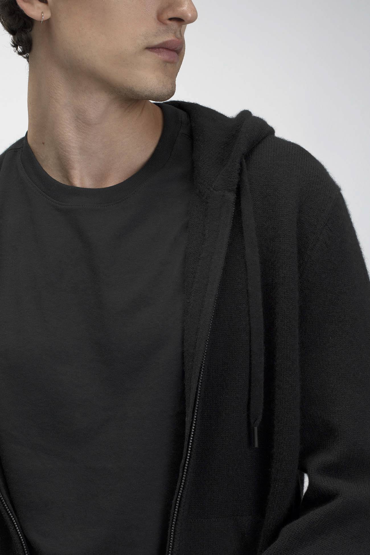 JAKE ZIP-UP CASHMERE HOODIE - Image 4