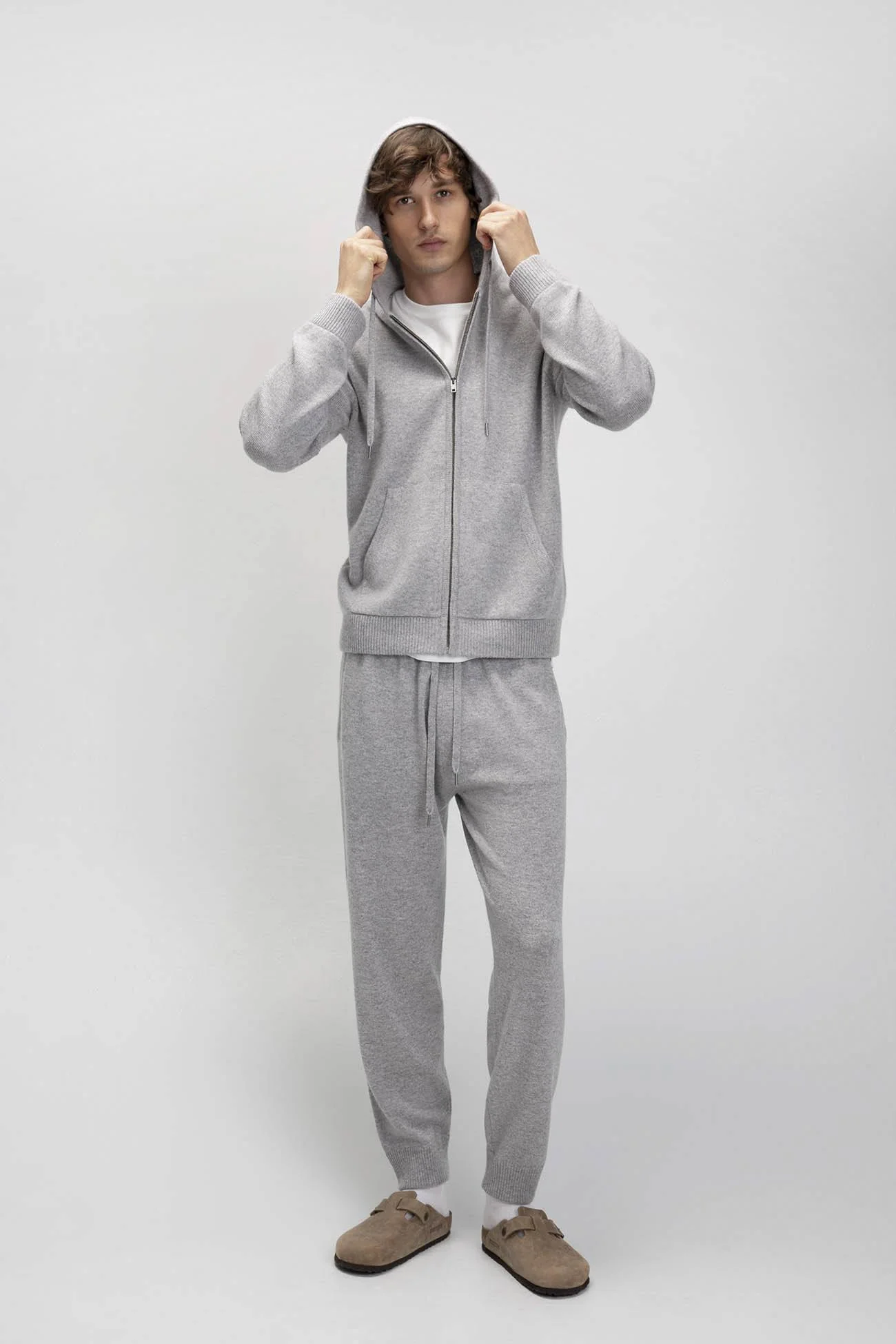 JAKE ZIP-UP CASHMERE HOODIE - Image 7