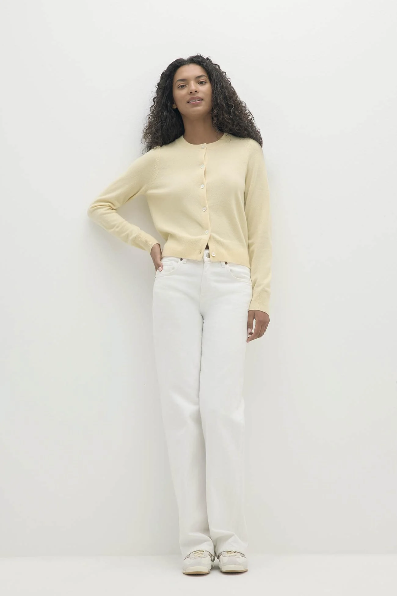 JAYLA BUTTON-UP CASHMERE CARDIGAN - Image 13