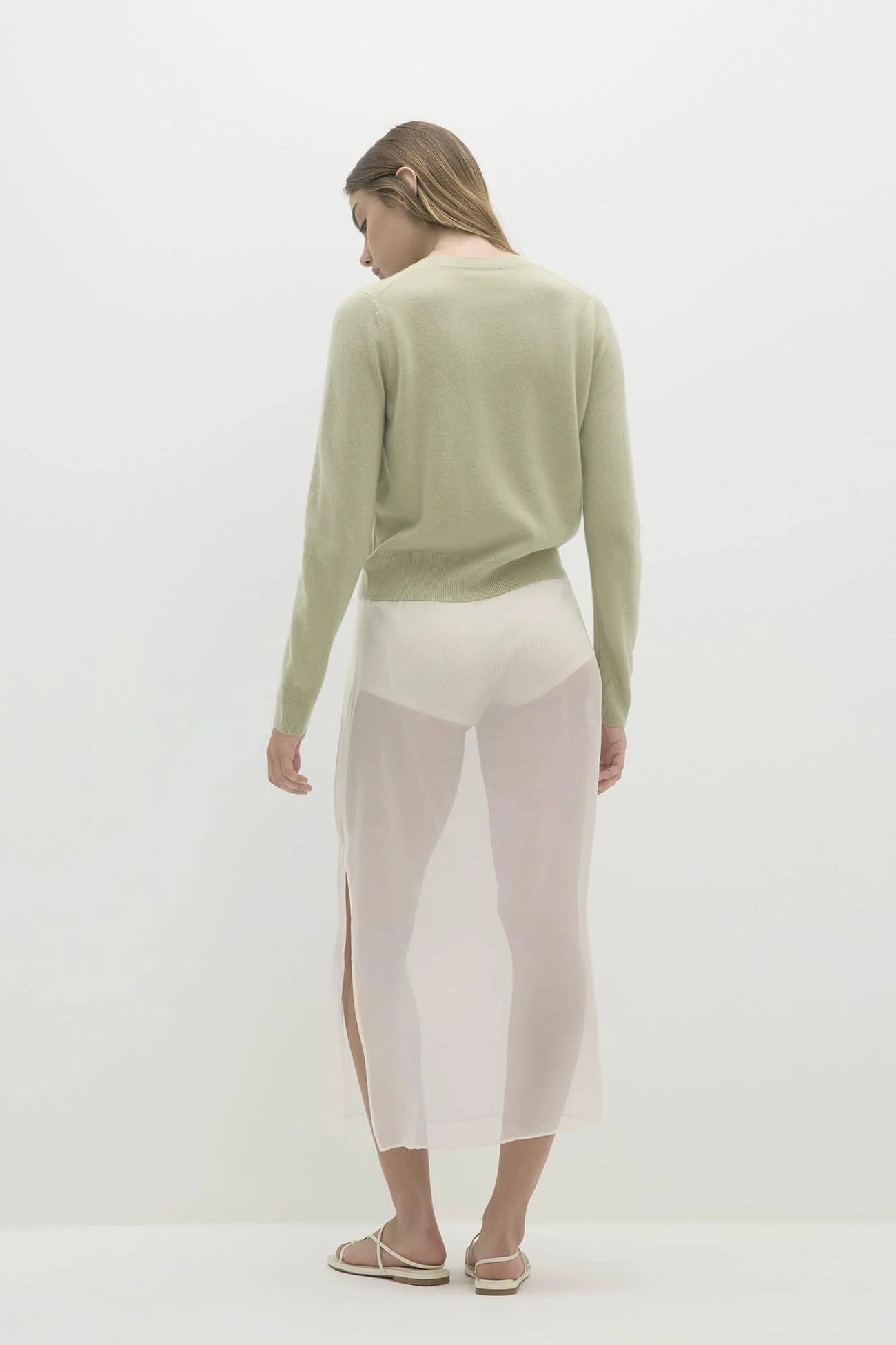 JAYLA BUTTON-UP CASHMERE CARDIGAN - Image 20