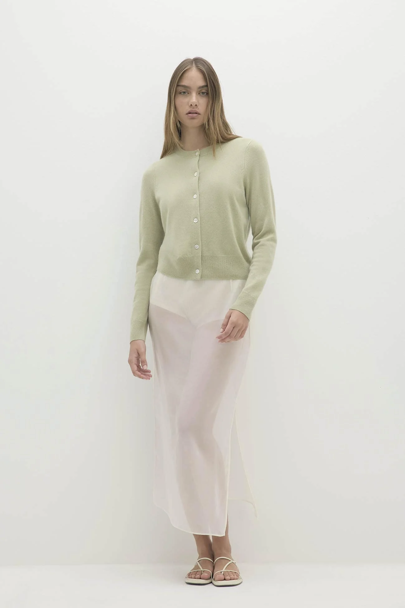 JAYLA BUTTON-UP CASHMERE CARDIGAN - Image 22