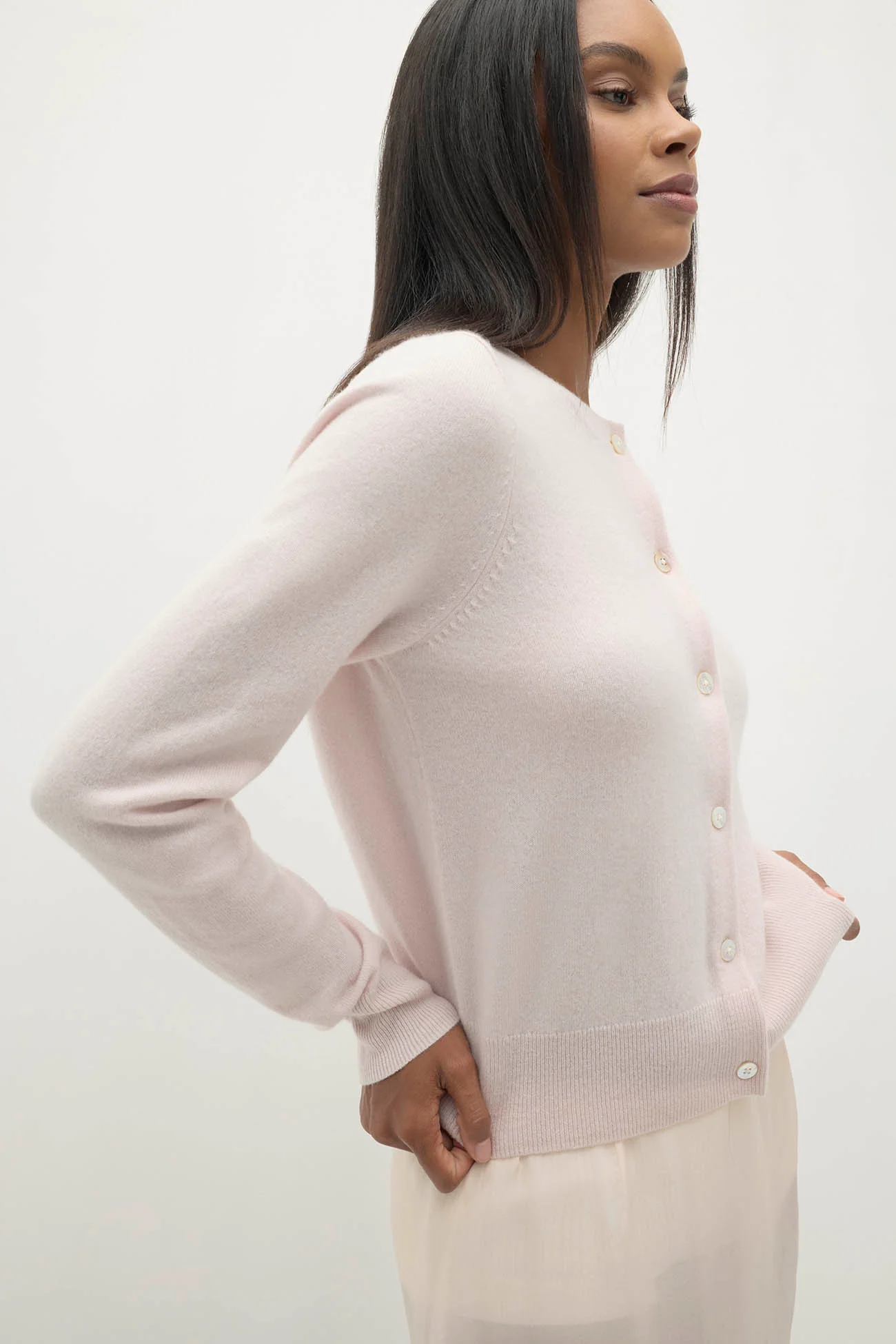 JAYLA BUTTON-UP CASHMERE CARDIGAN - Image 28
