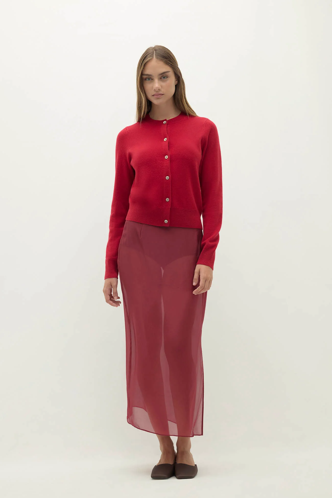 JAYLA BUTTON-UP CASHMERE CARDIGAN - Image 31