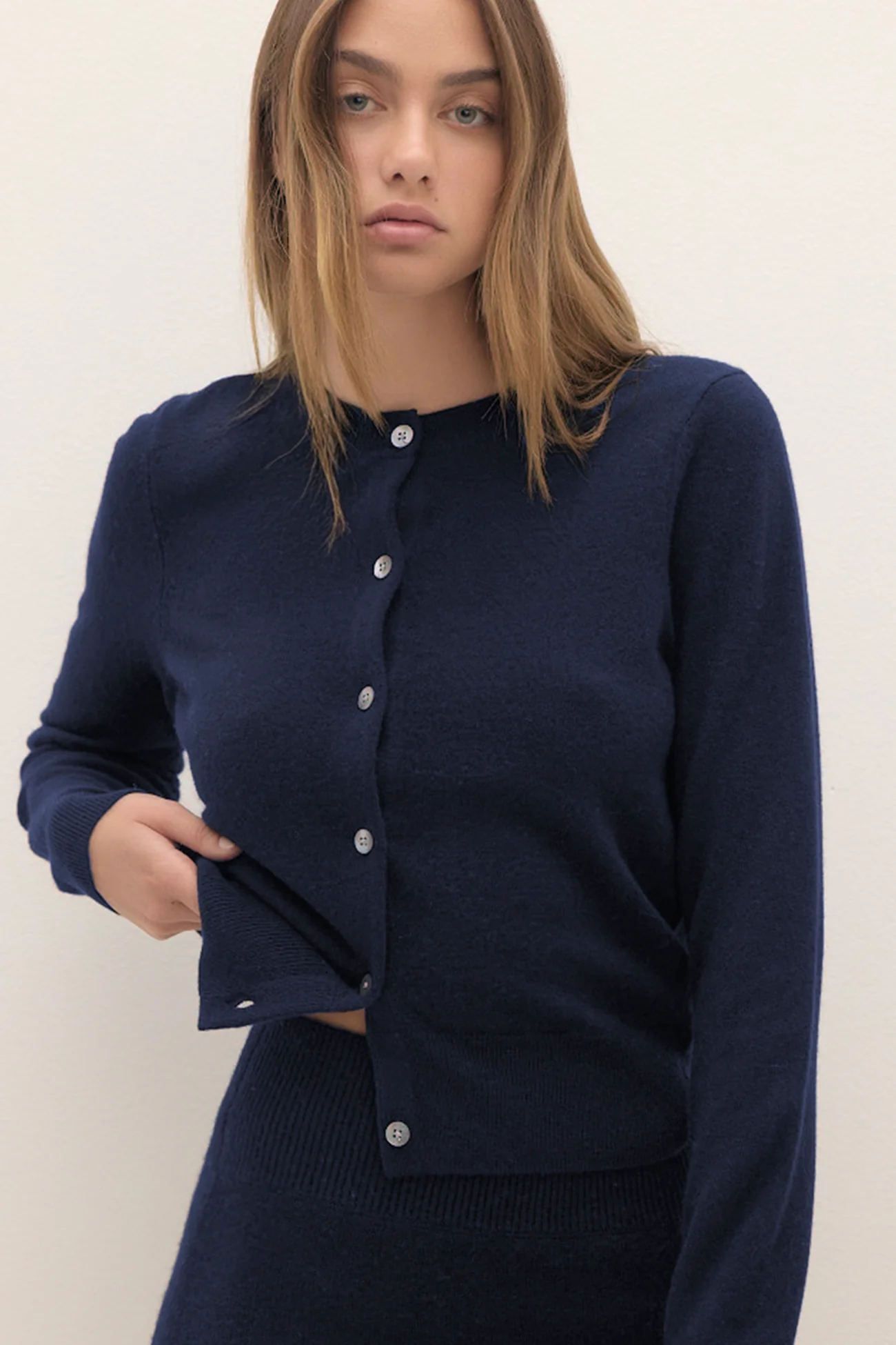 JAYLA BUTTON-UP CASHMERE CARDIGAN - Image 38