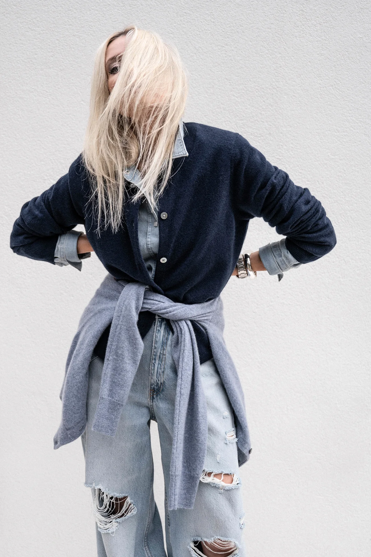 JAYLA BUTTON-UP CASHMERE CARDIGAN - Image 39