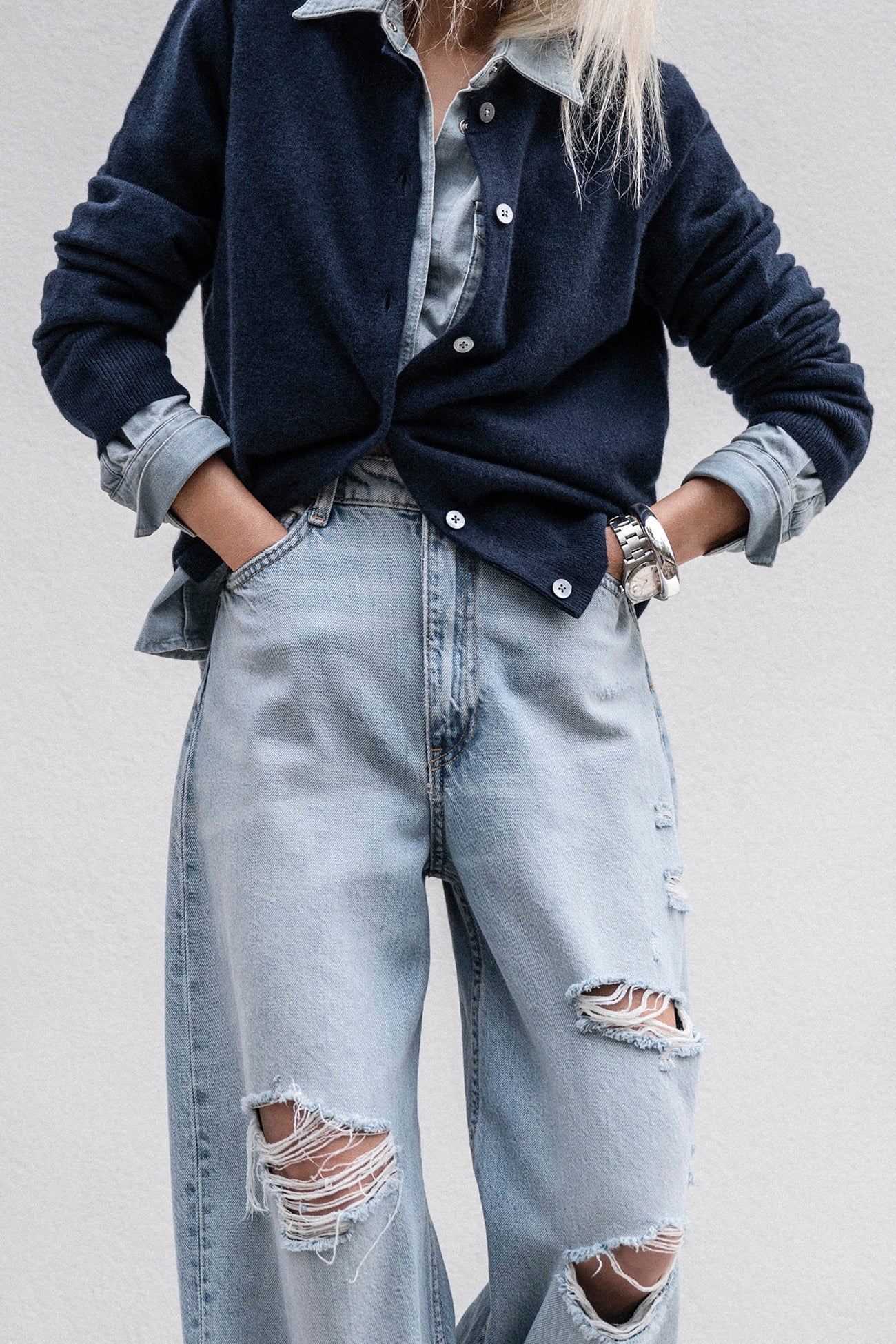 JAYLA BUTTON-UP CASHMERE CARDIGAN - Image 40