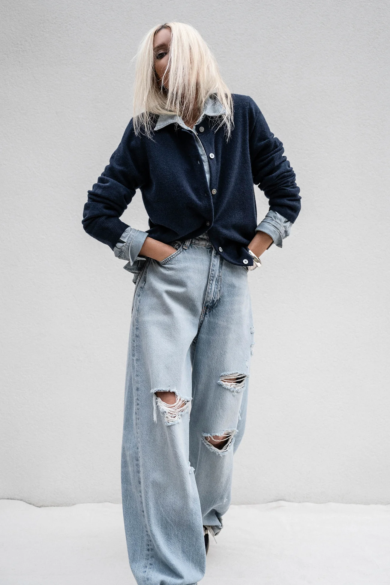 JAYLA BUTTON-UP CASHMERE CARDIGAN - Image 41