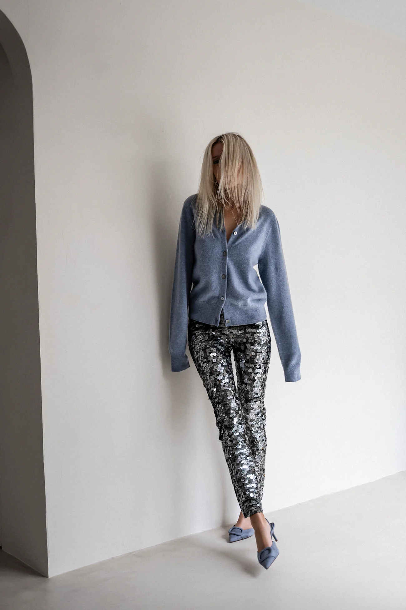 JAYLA BUTTON-UP CASHMERE CARDIGAN - Image 42