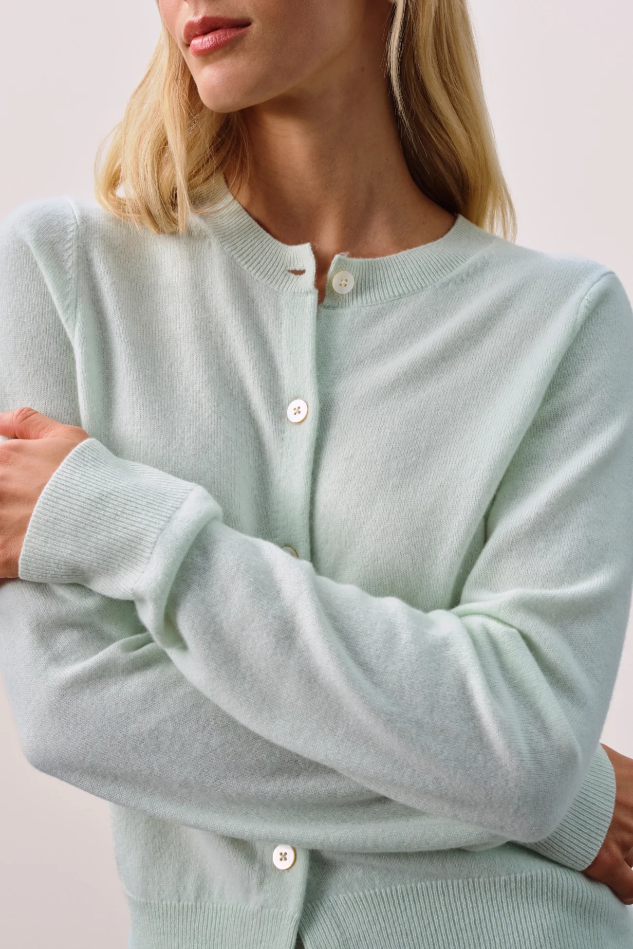 JAYLA BUTTON-UP CASHMERE CARDIGAN - Image 47