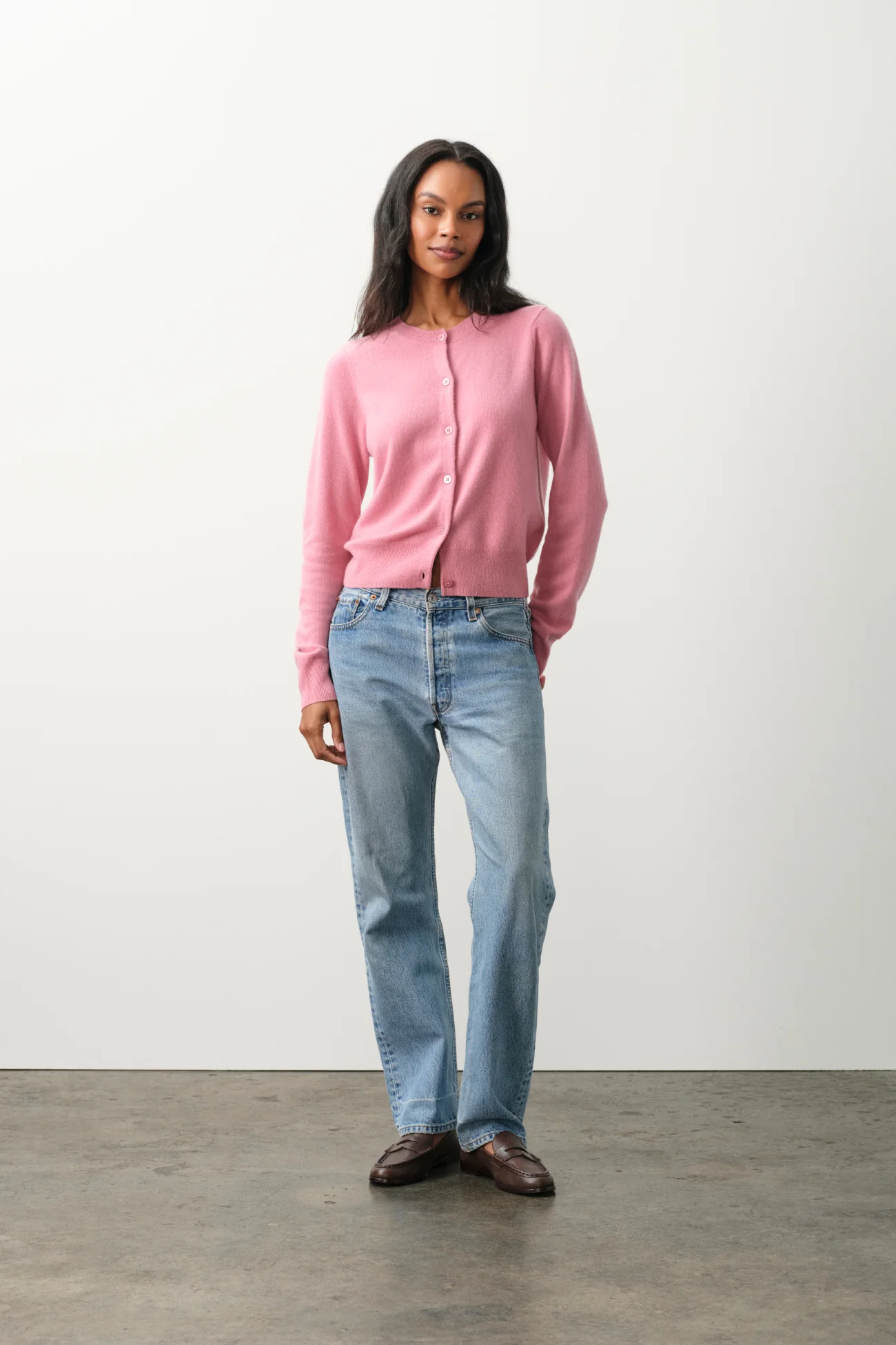 JAYLA BUTTON-UP CASHMERE CARDIGAN - Image 60