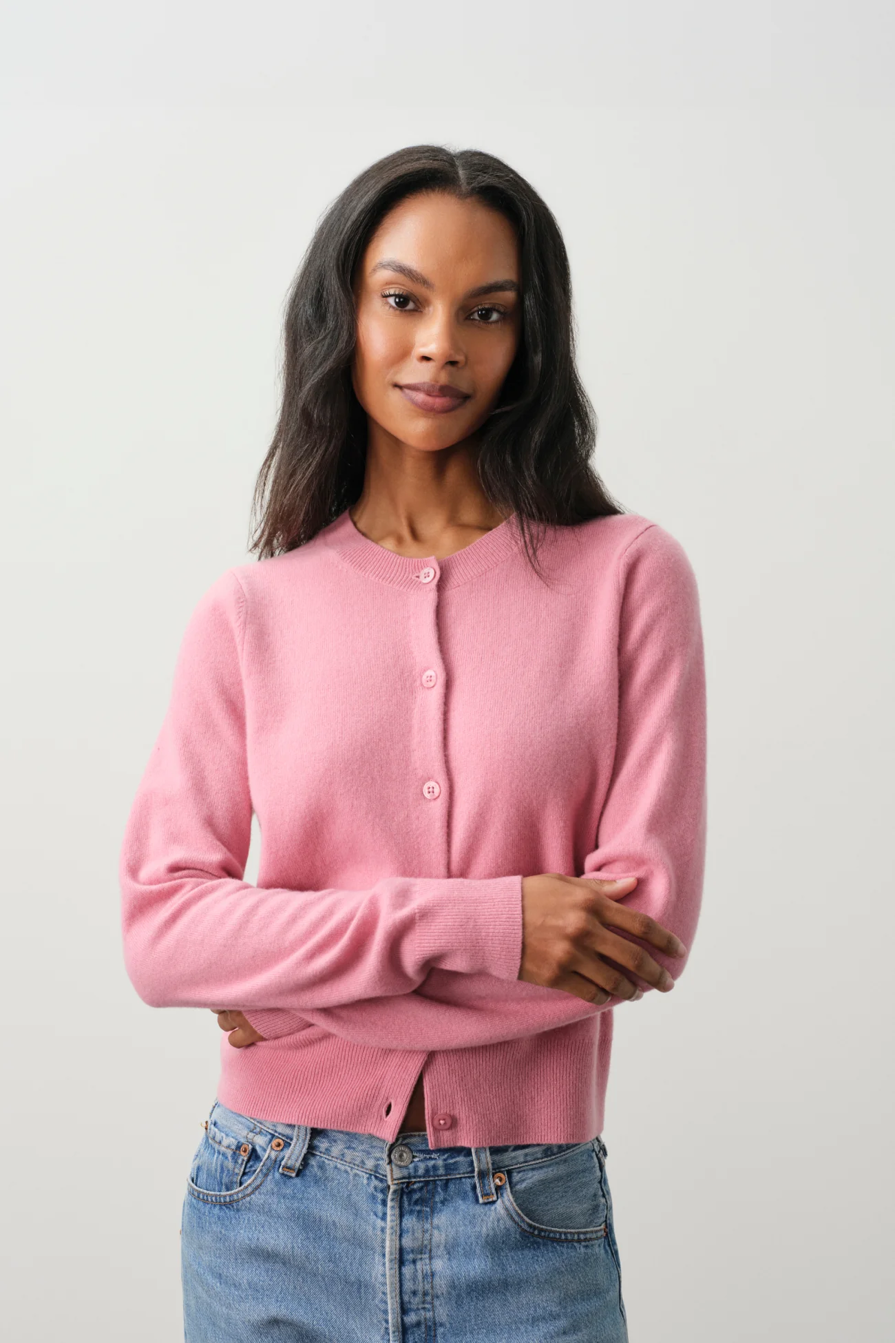 JAYLA BUTTON-UP CASHMERE CARDIGAN - Image 61