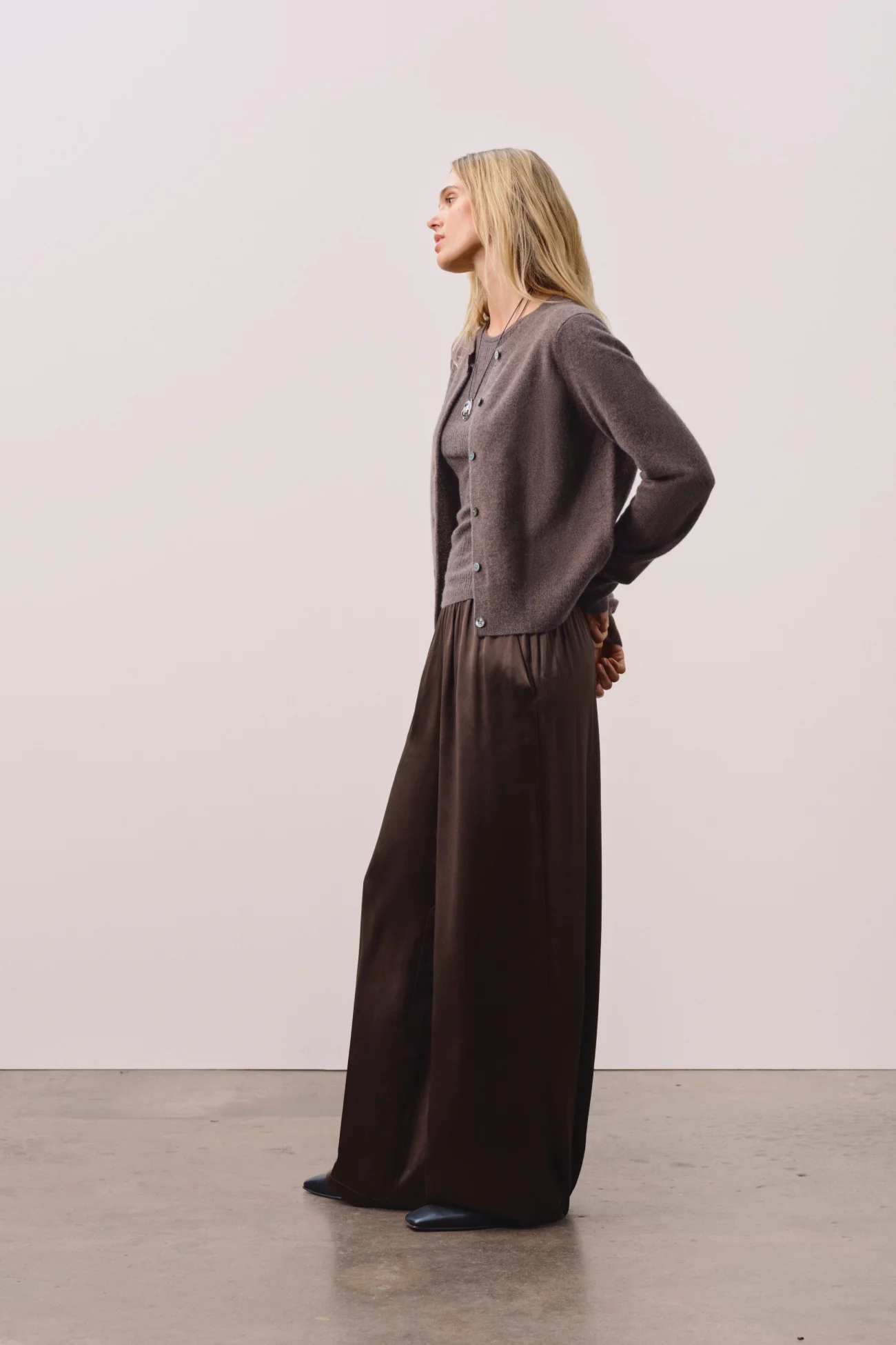 JAYLA BUTTON-UP CASHMERE CARDIGAN - Image 66