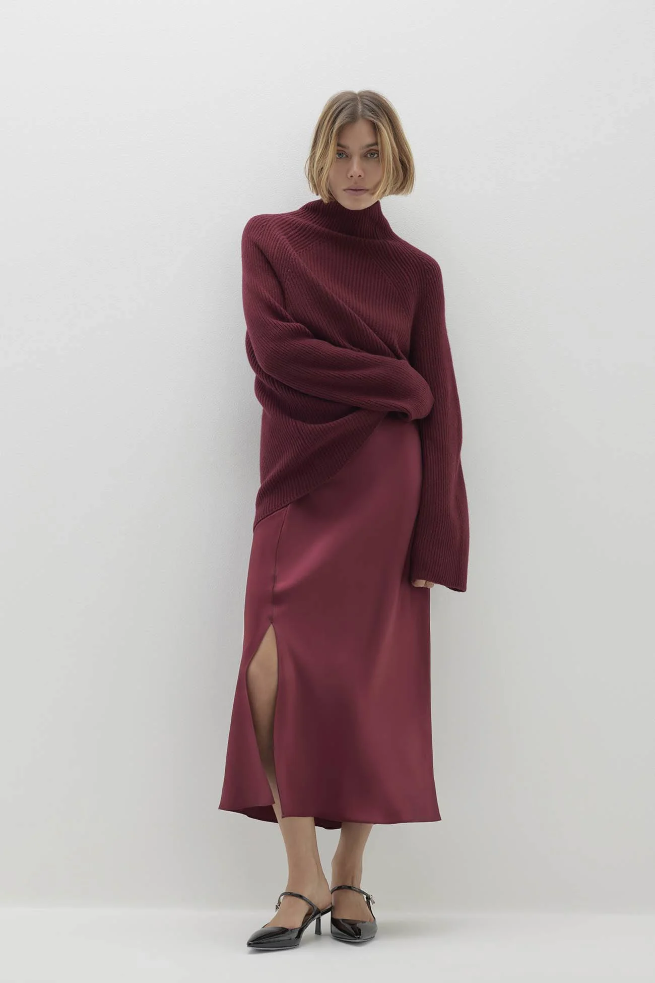 KORA CASHMERE MOCK NECK SWEATER - Image 7