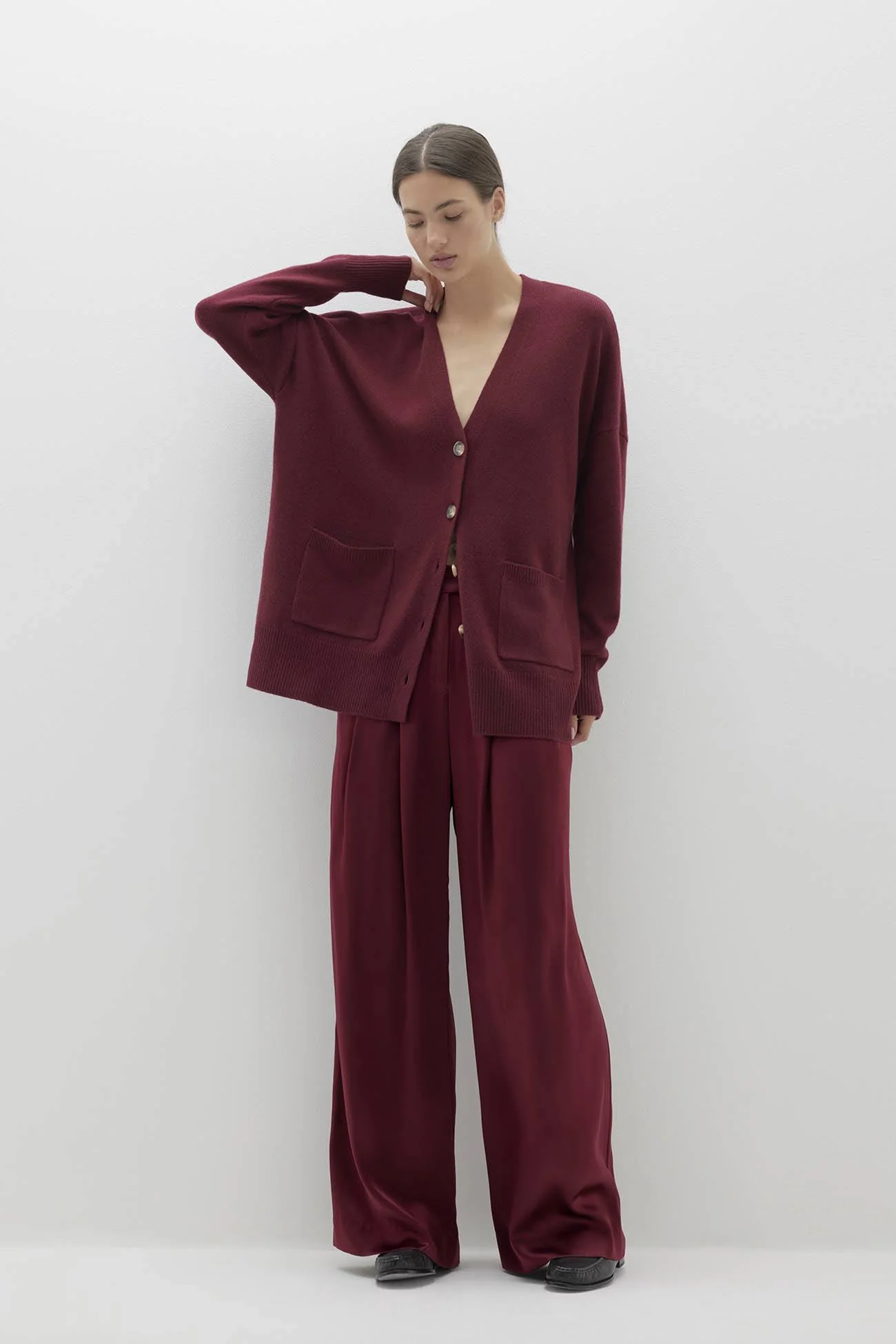 LILY BUTTON-UP CASHMERE CARDIGAN - Image 18