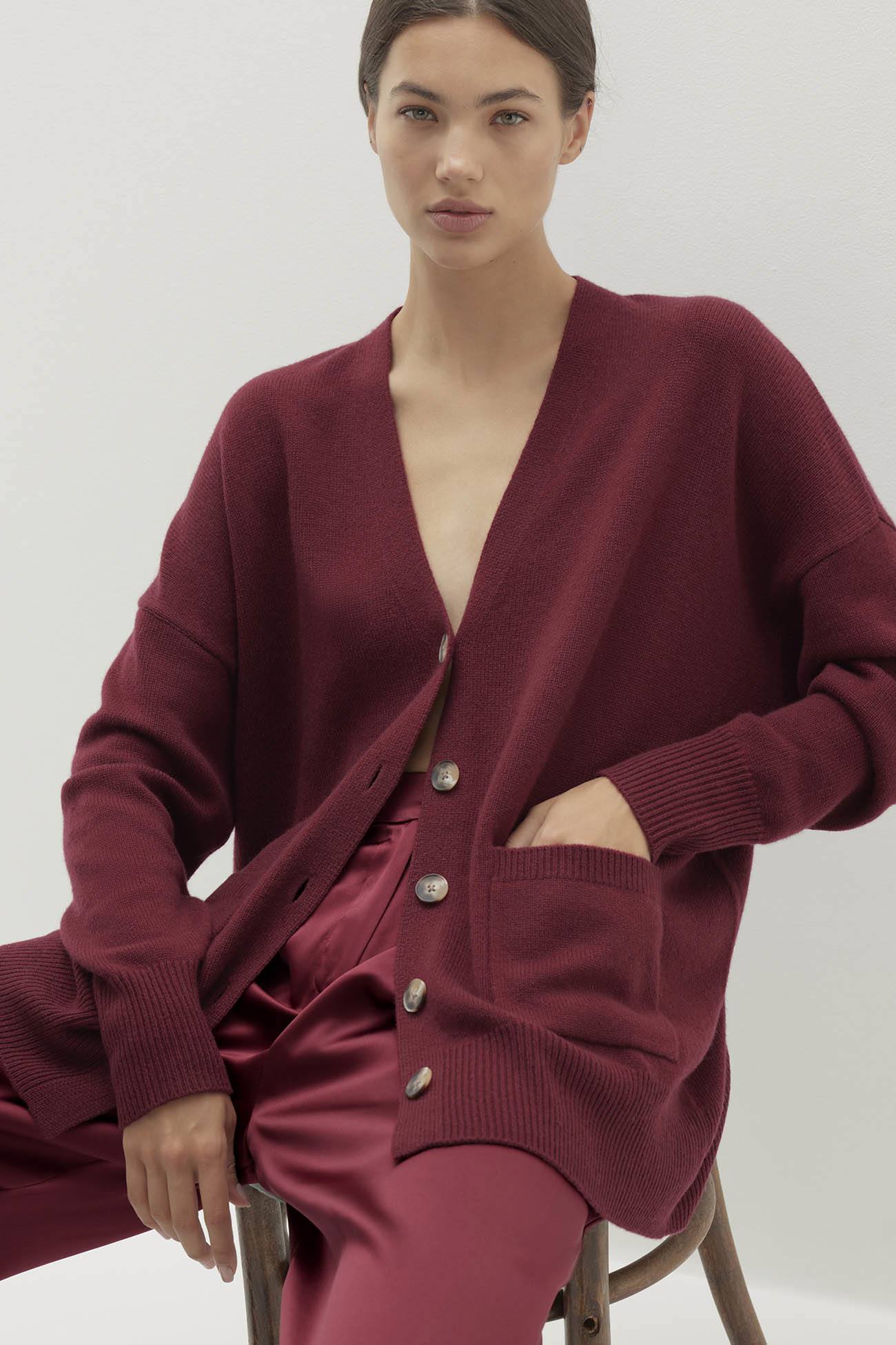 LILY BUTTON-UP CASHMERE CARDIGAN - Image 22