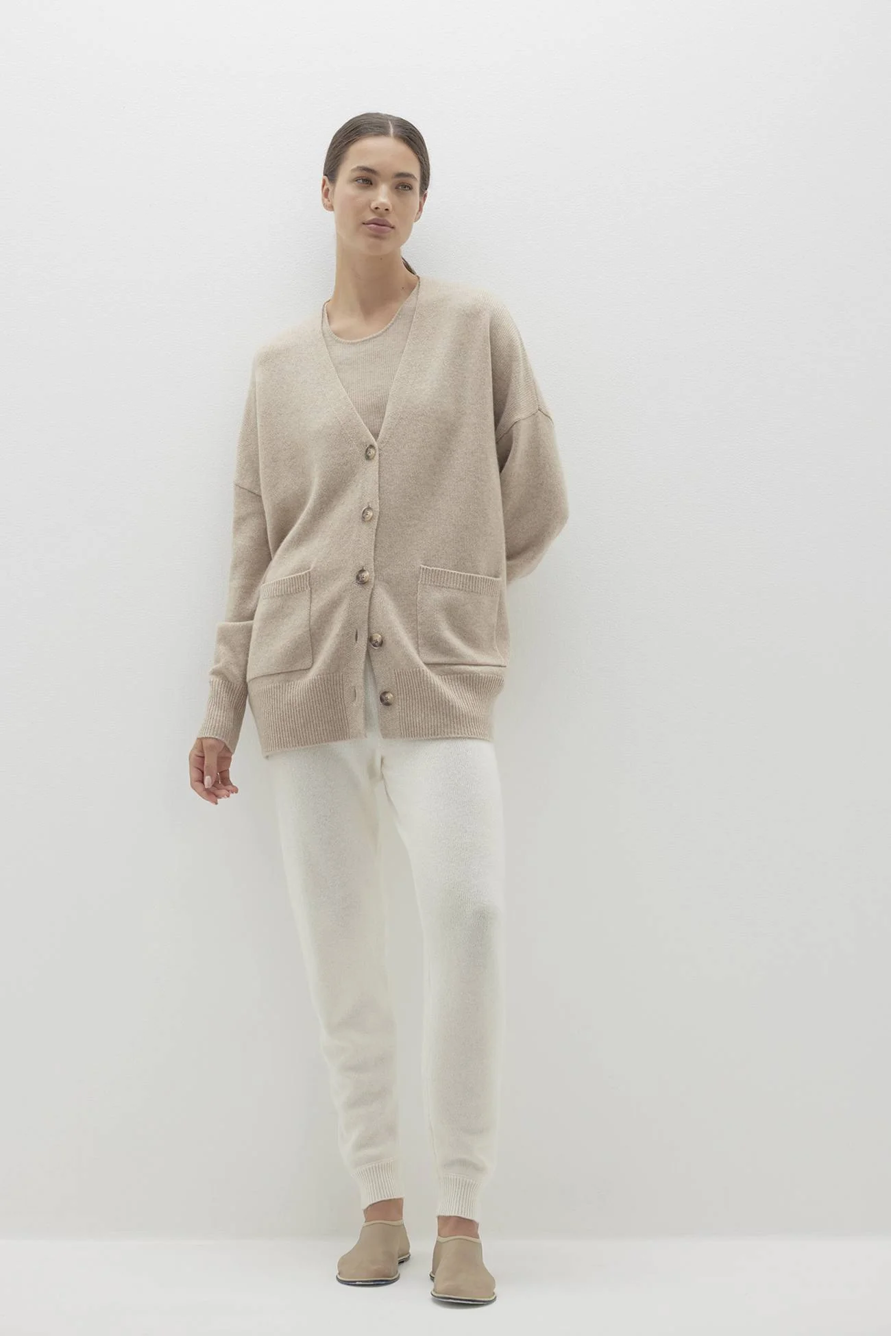 LILY BUTTON-UP CASHMERE CARDIGAN - Image 35