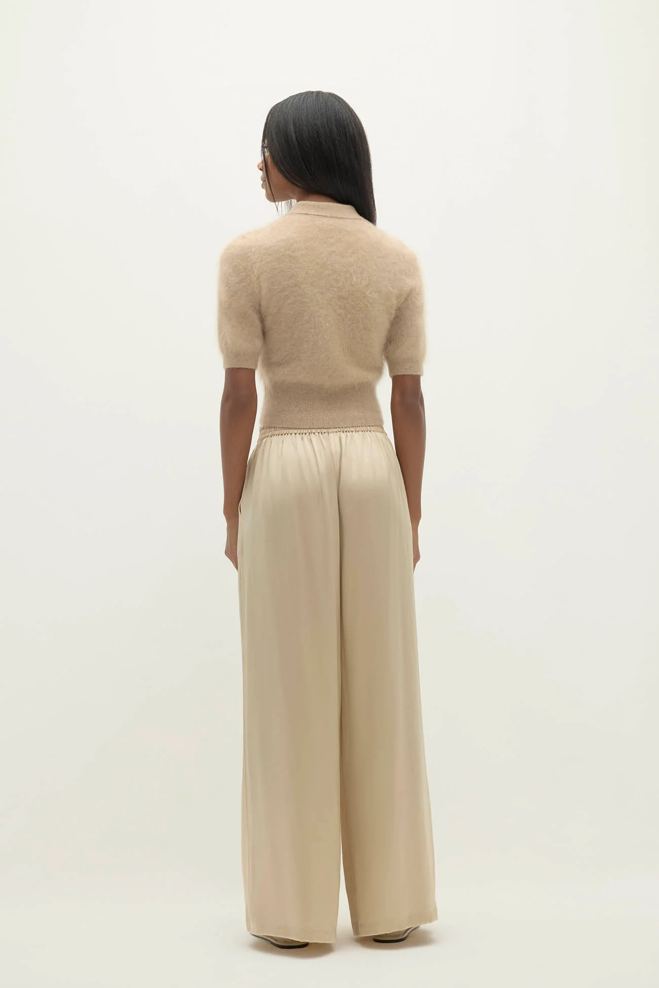 MAISIE BRUSHED CASHMERE COLLARED SWEATER - Image 15