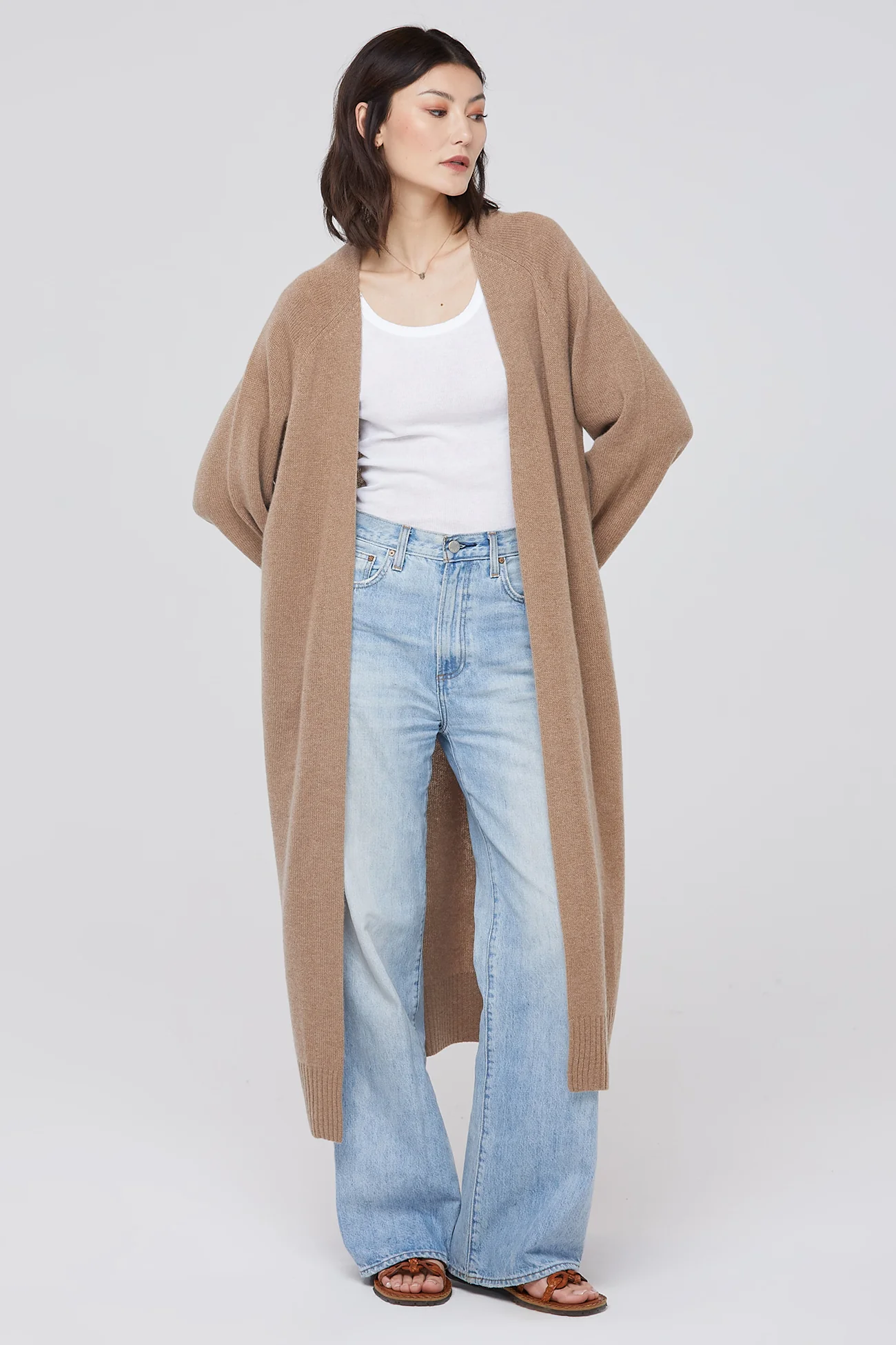 MAKENA LONGLINE CASHMERE CARDIGAN - Image 13